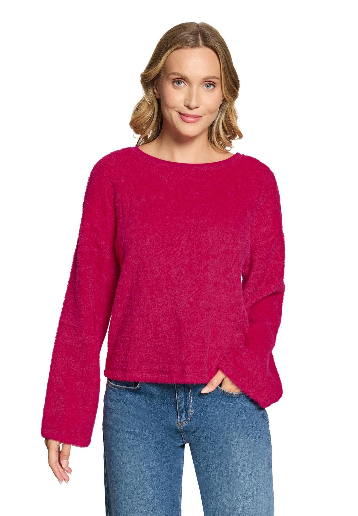 Cartoon Damen Sweatshirts Red Bud