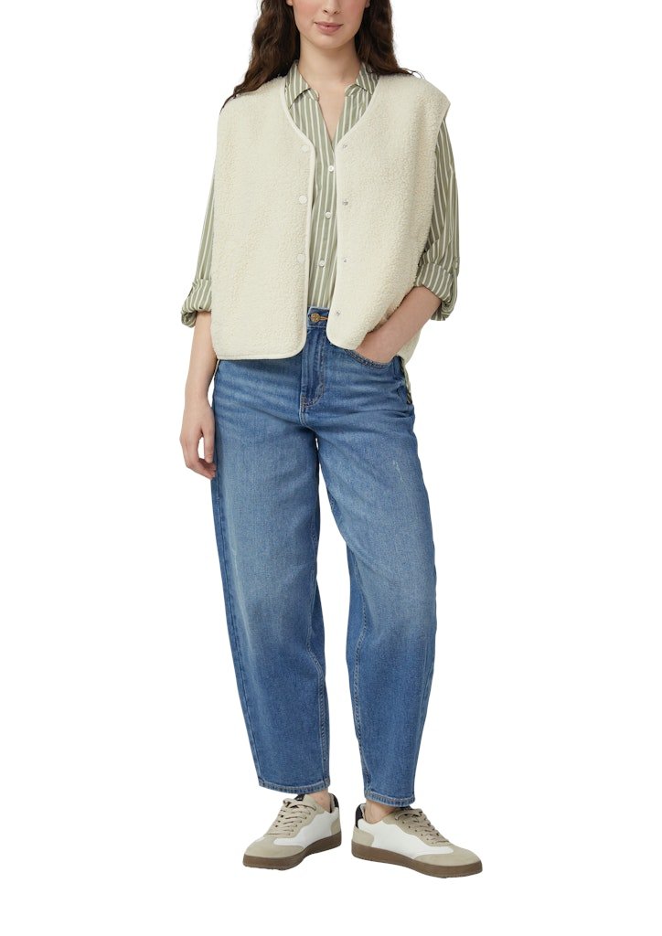 S. Oliver red Damen Indoorwesten Brown