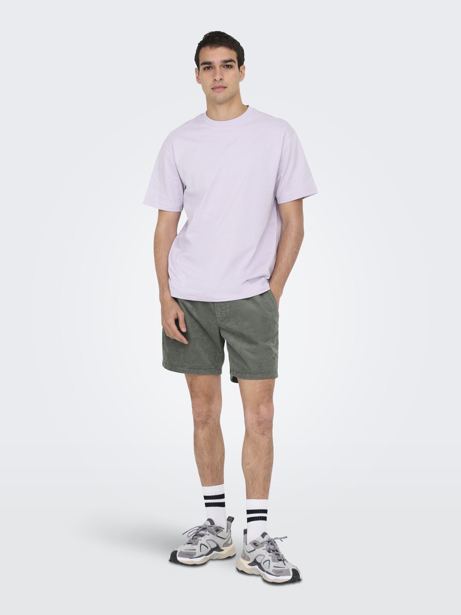 Only & Sons Herren Shorts Castor Gray
