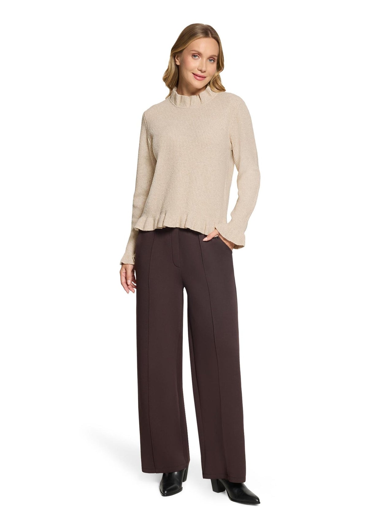 Cartoon Damen Pullover Light Beige Mel
