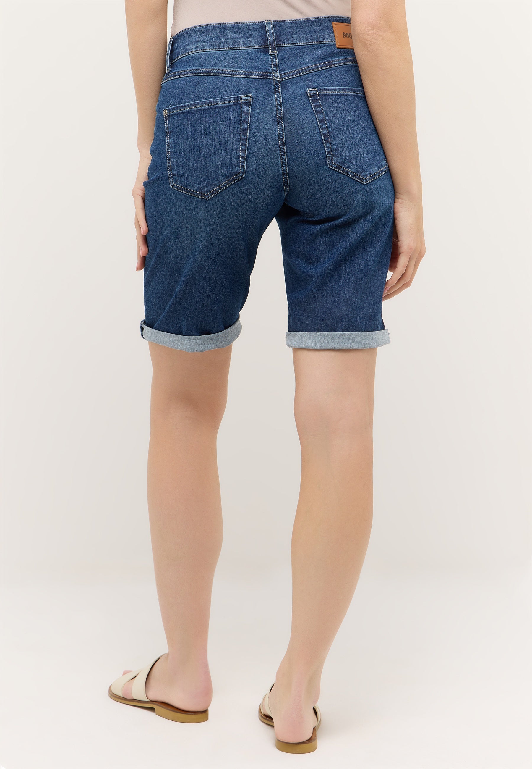 Angels Damen Hosen  Mid Blue U