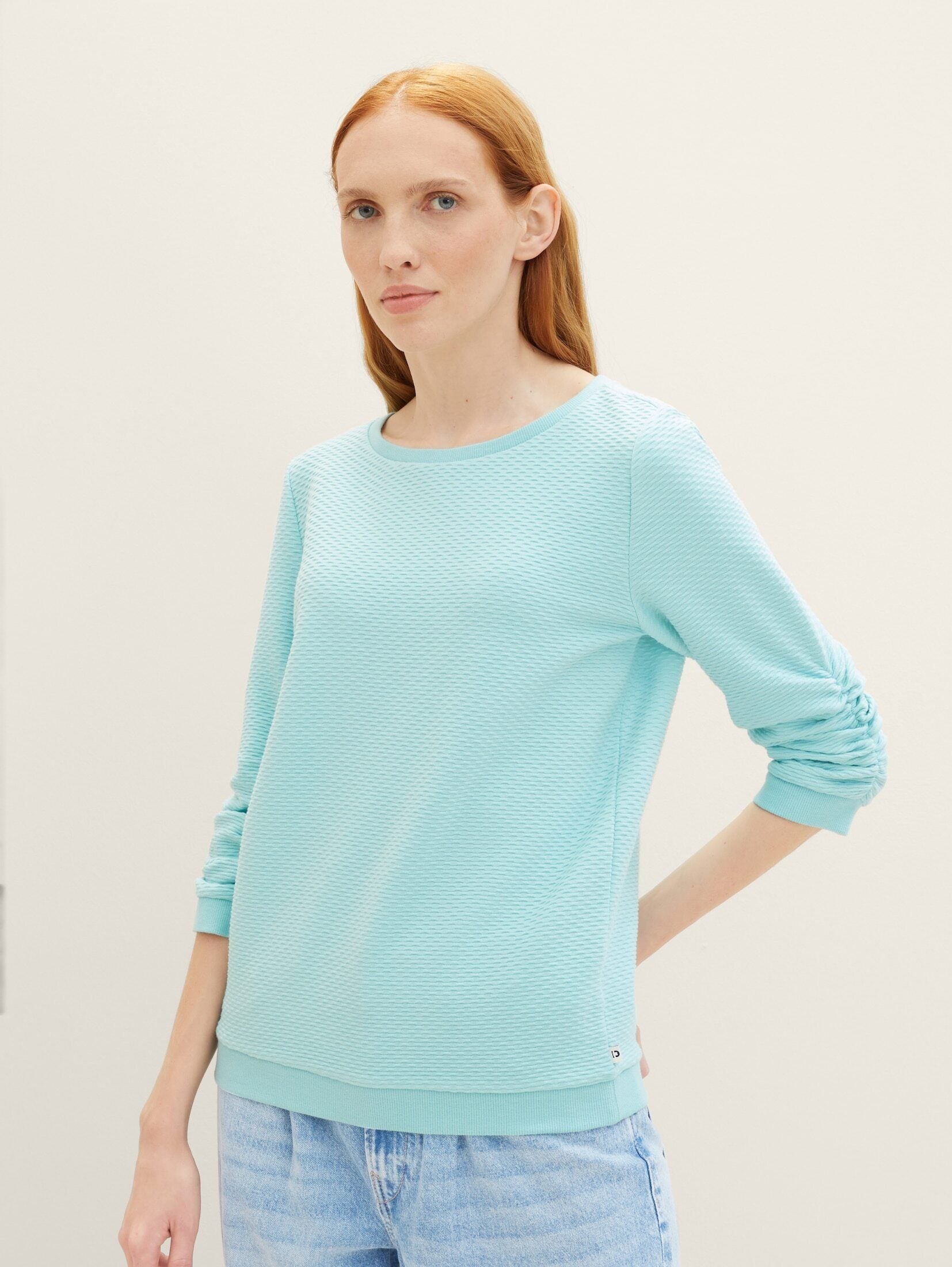 Tom Tailor denim Damen Sweatshirts Pastel Turquois