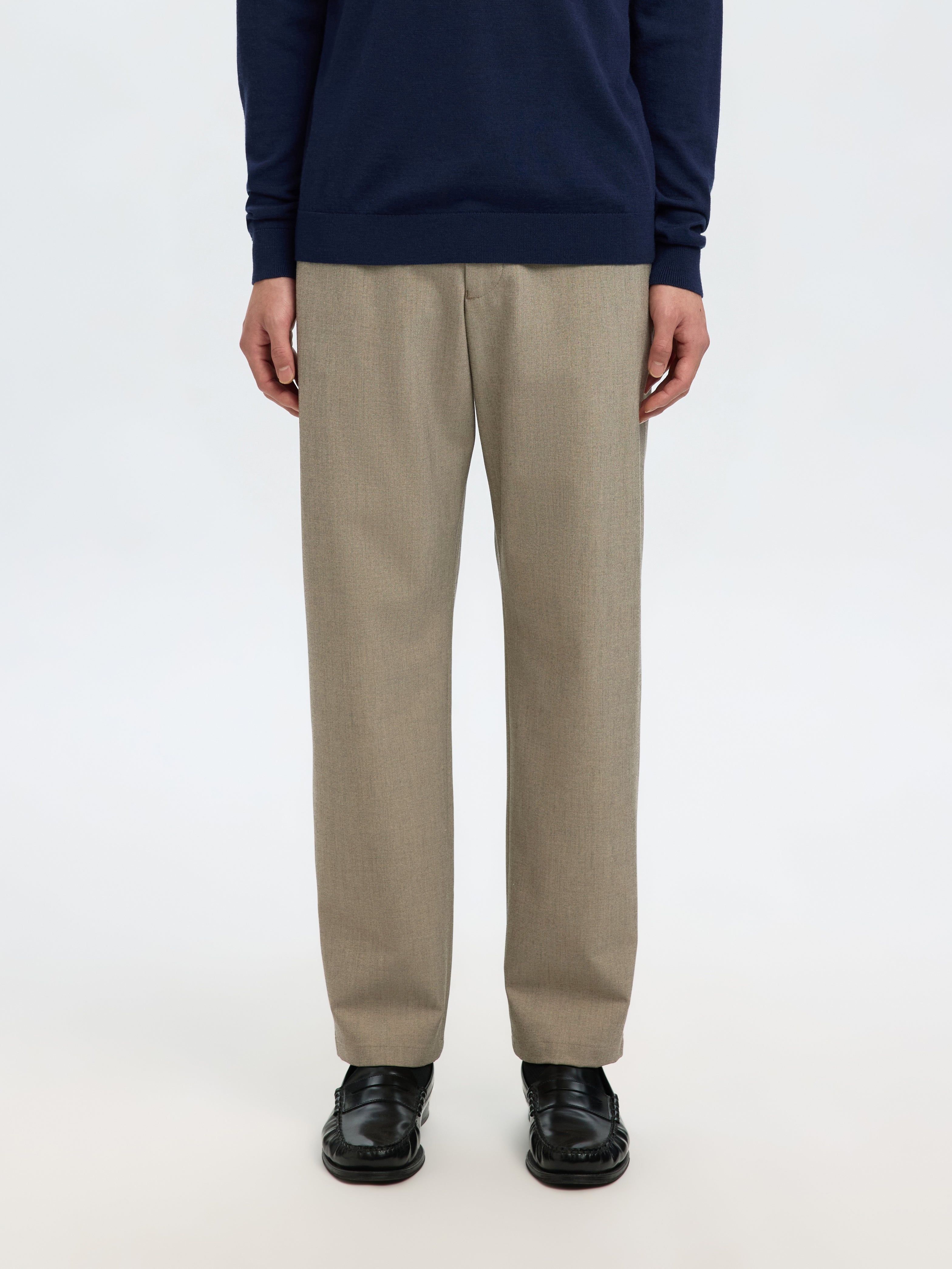 Selected homme Herren Hosen  Sand