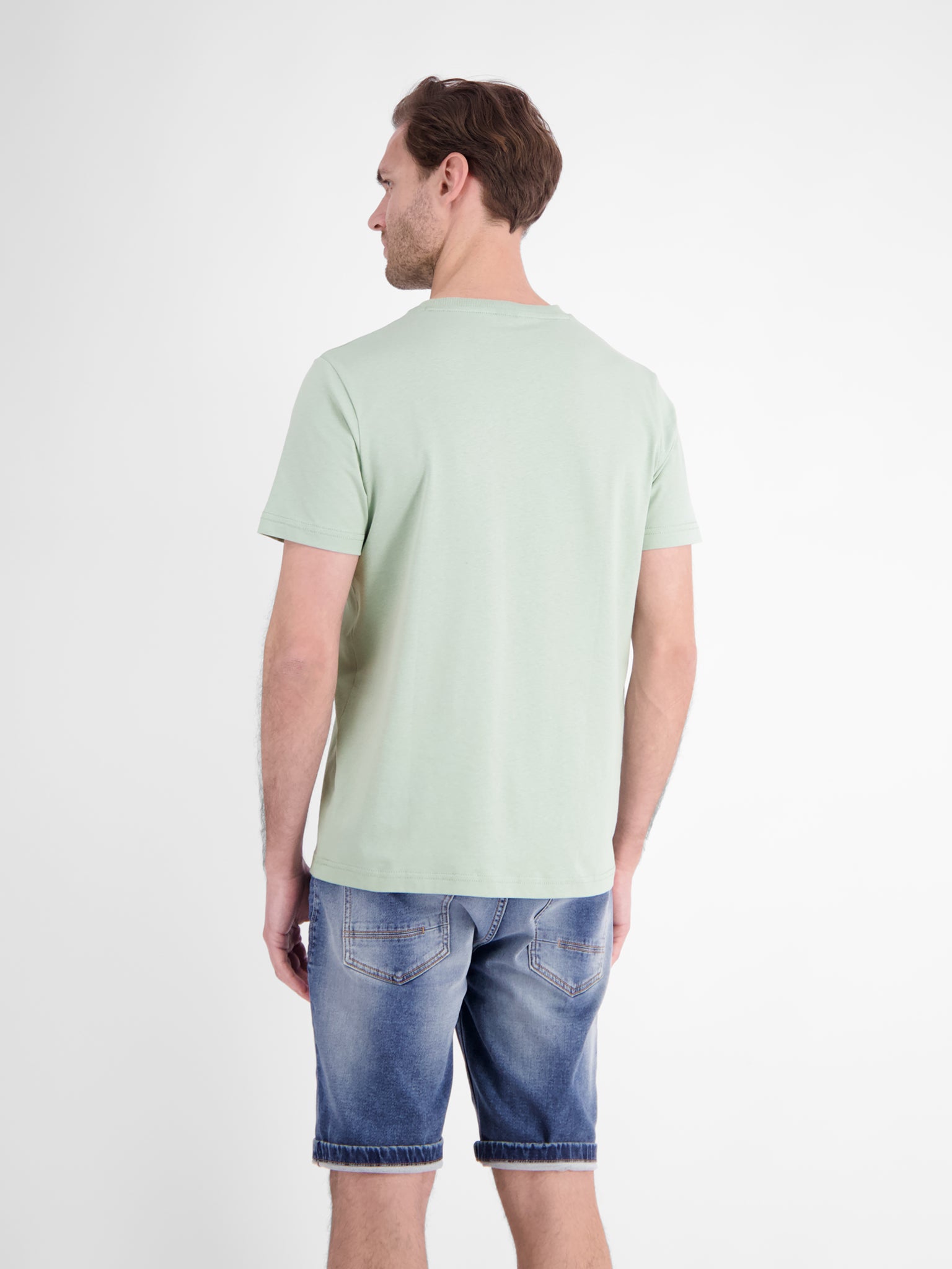 Lerros Herren T-Shirts kurz Bay Green
