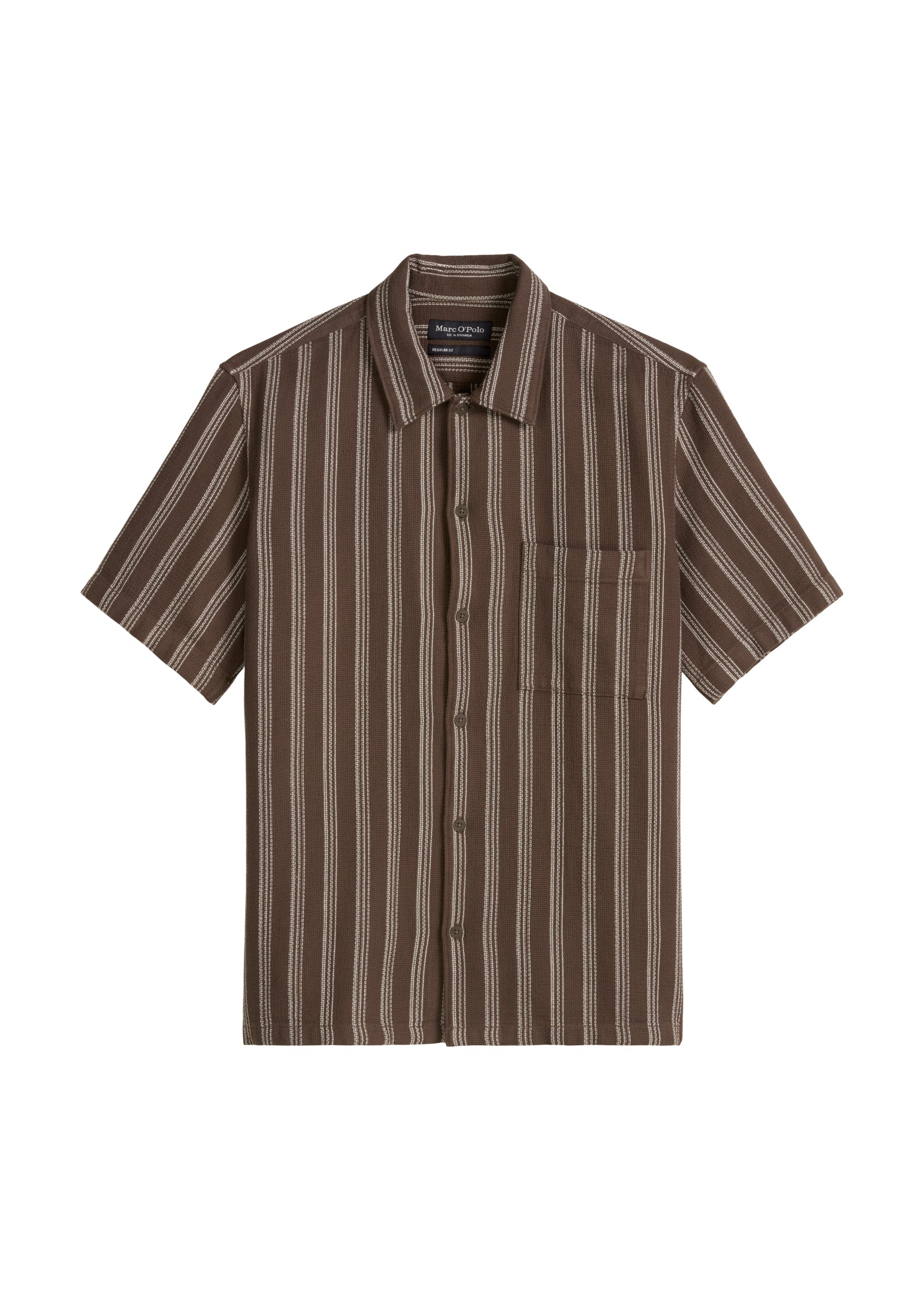 Marc O'Polo Herren Hemden kurz  Light Brow