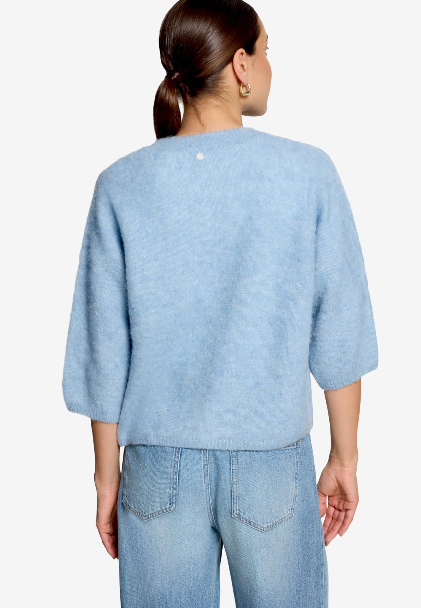 Zero Damen Strickjacken Ashley Blue Mel