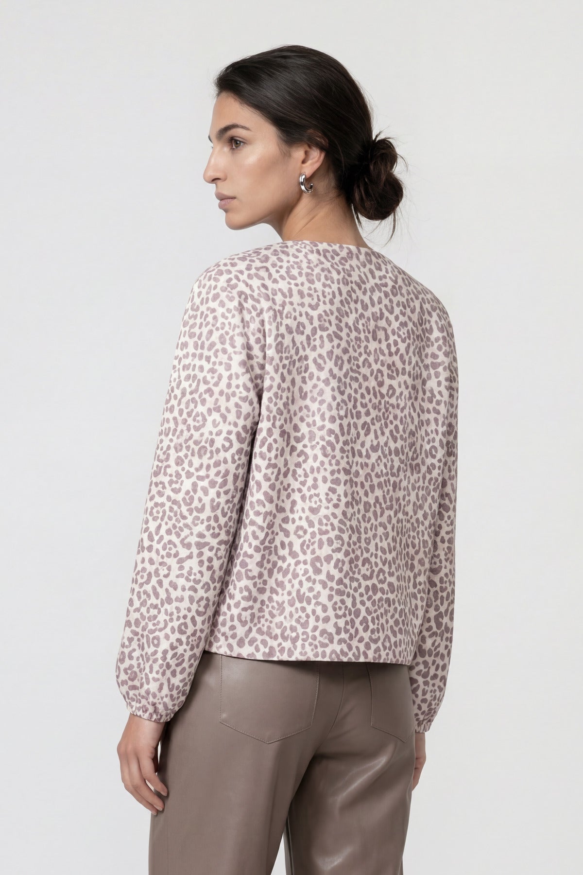 Monari Damen Blazer  Taupe Gemus