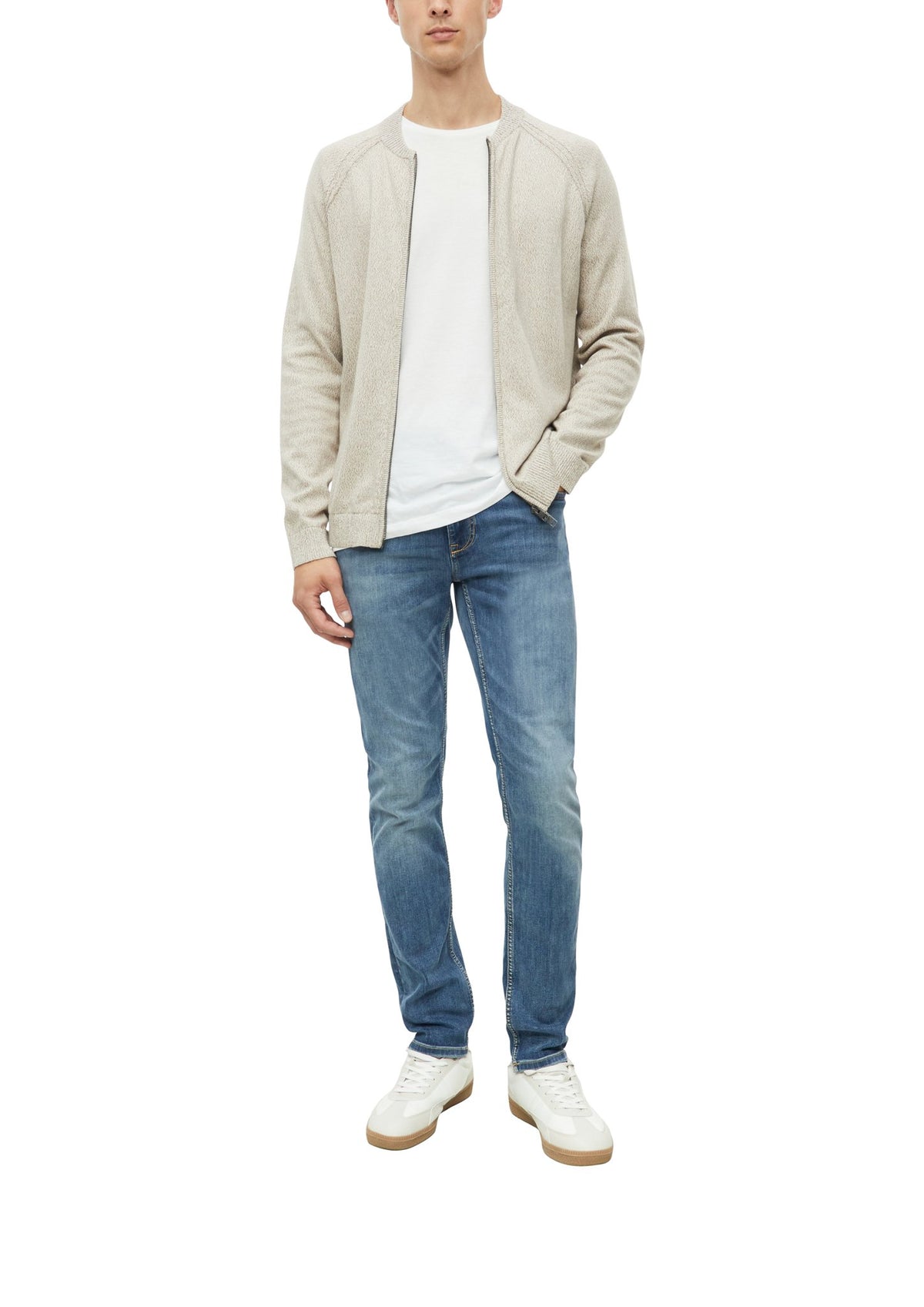 S. Oliver red Herren Strickjacken X Grey/Black