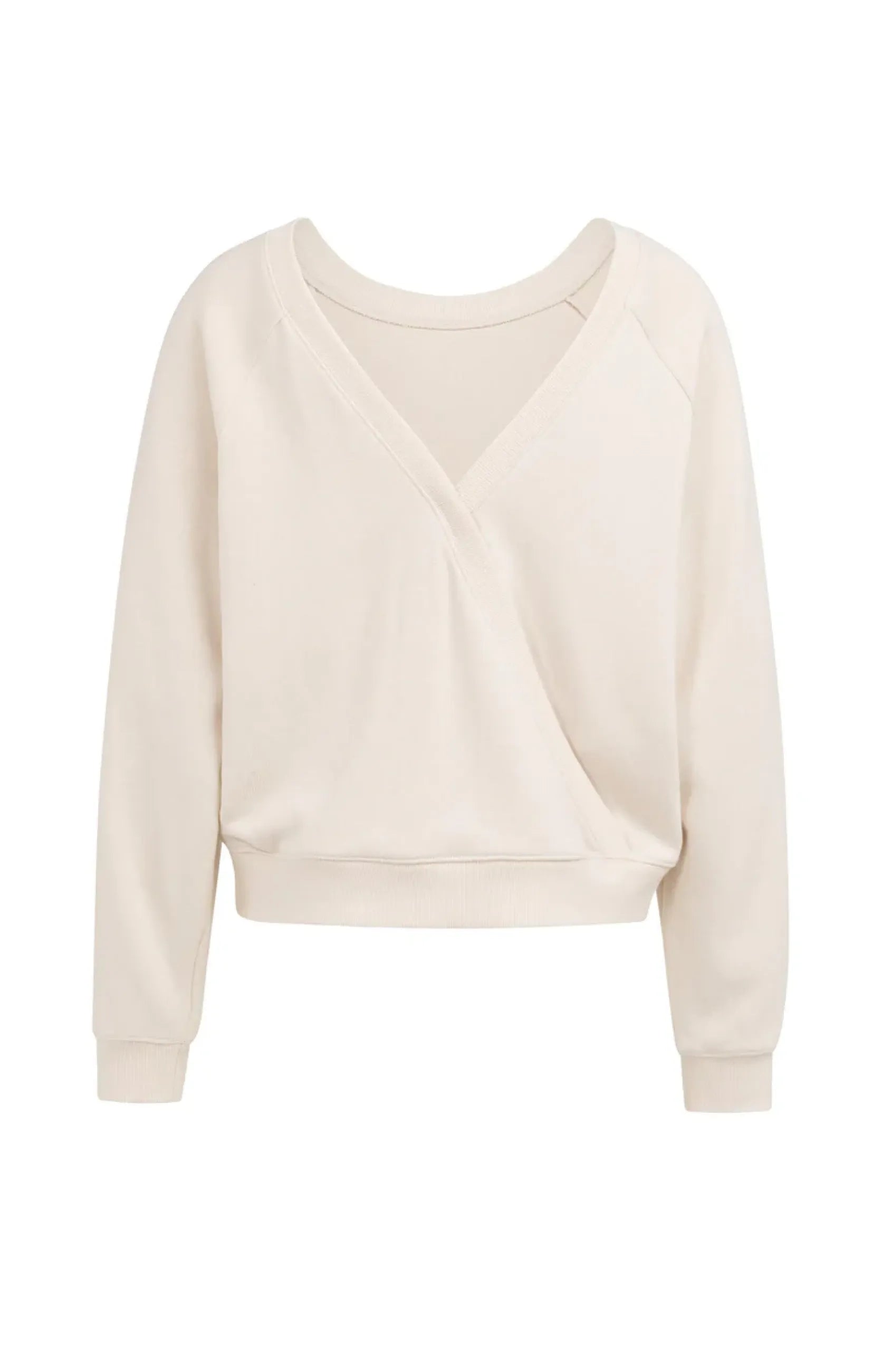 Sweatshirt mit Wickeldetail am Rücken