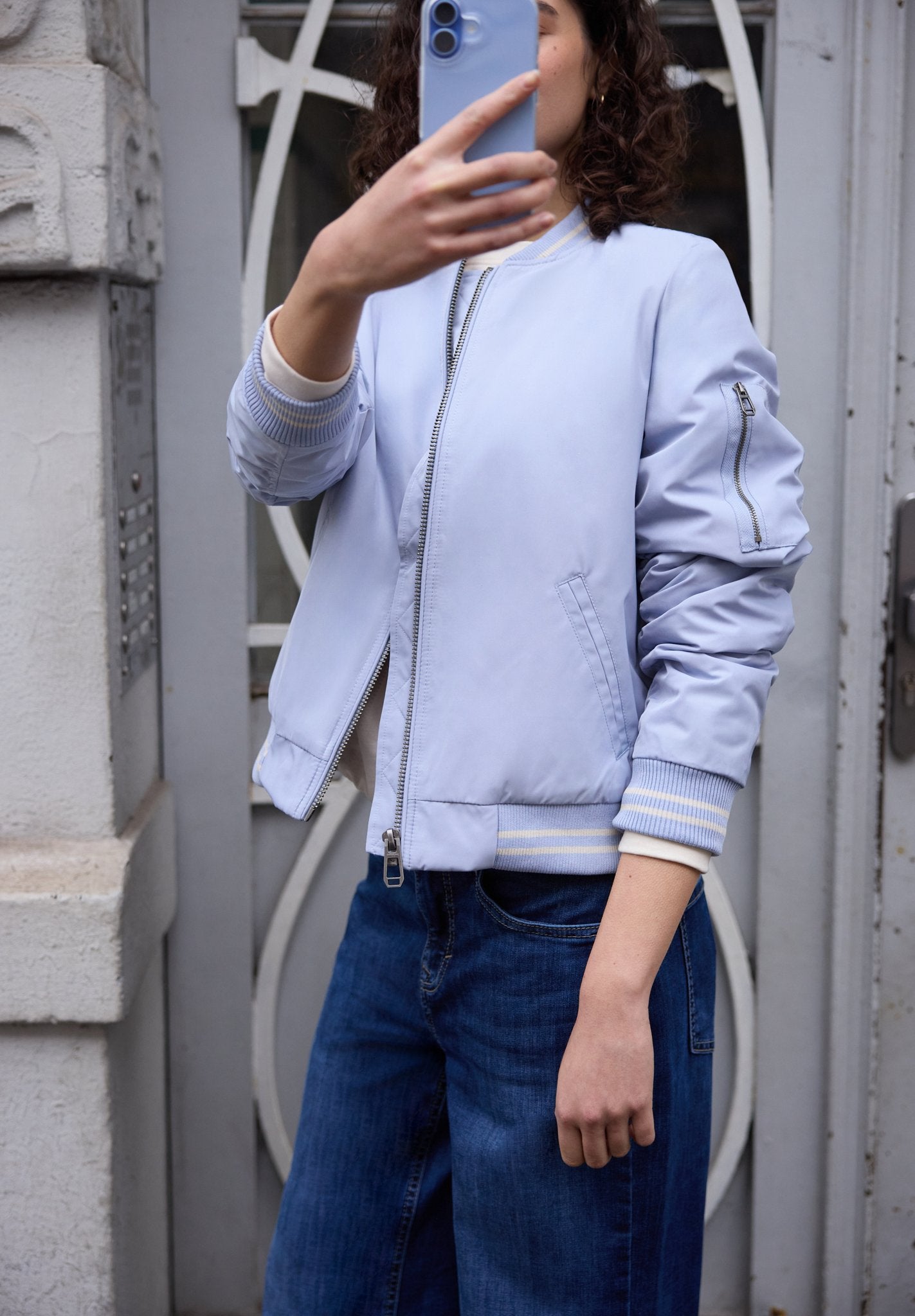 Street One Studio Damen Jacken Sky Laven