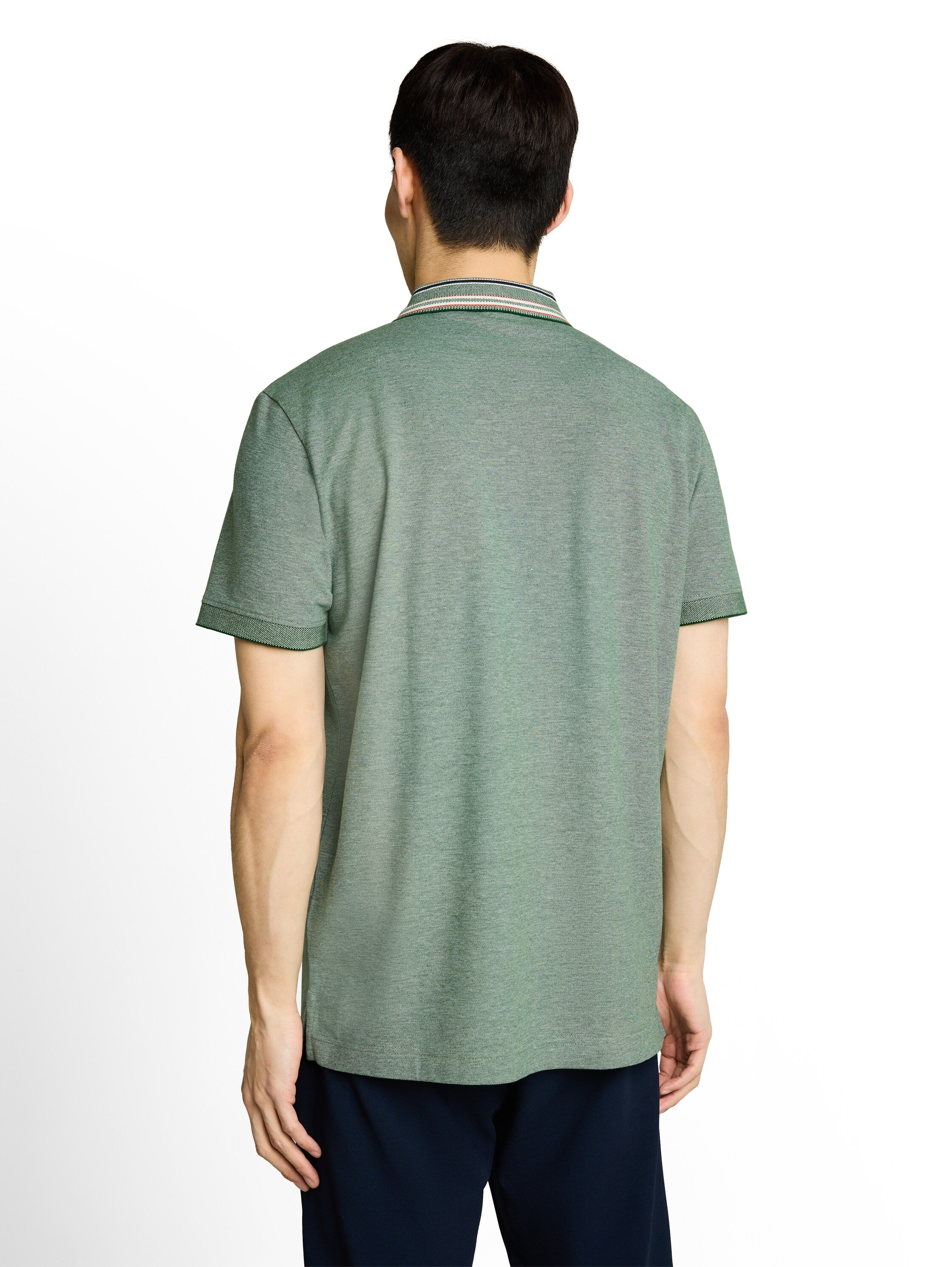 Tom Tailor Herren Polo-Shirts Garden Green