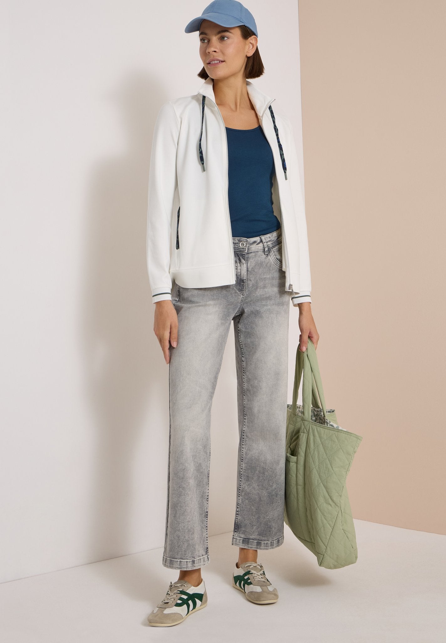 Cecil Damen T-Shirts  Vanilla W