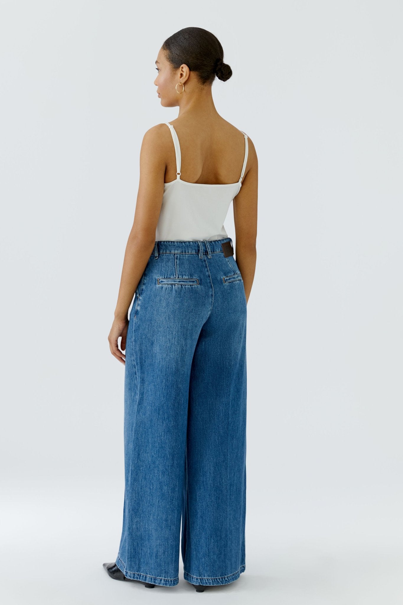 Oui Damen Jeans  Bright Blu