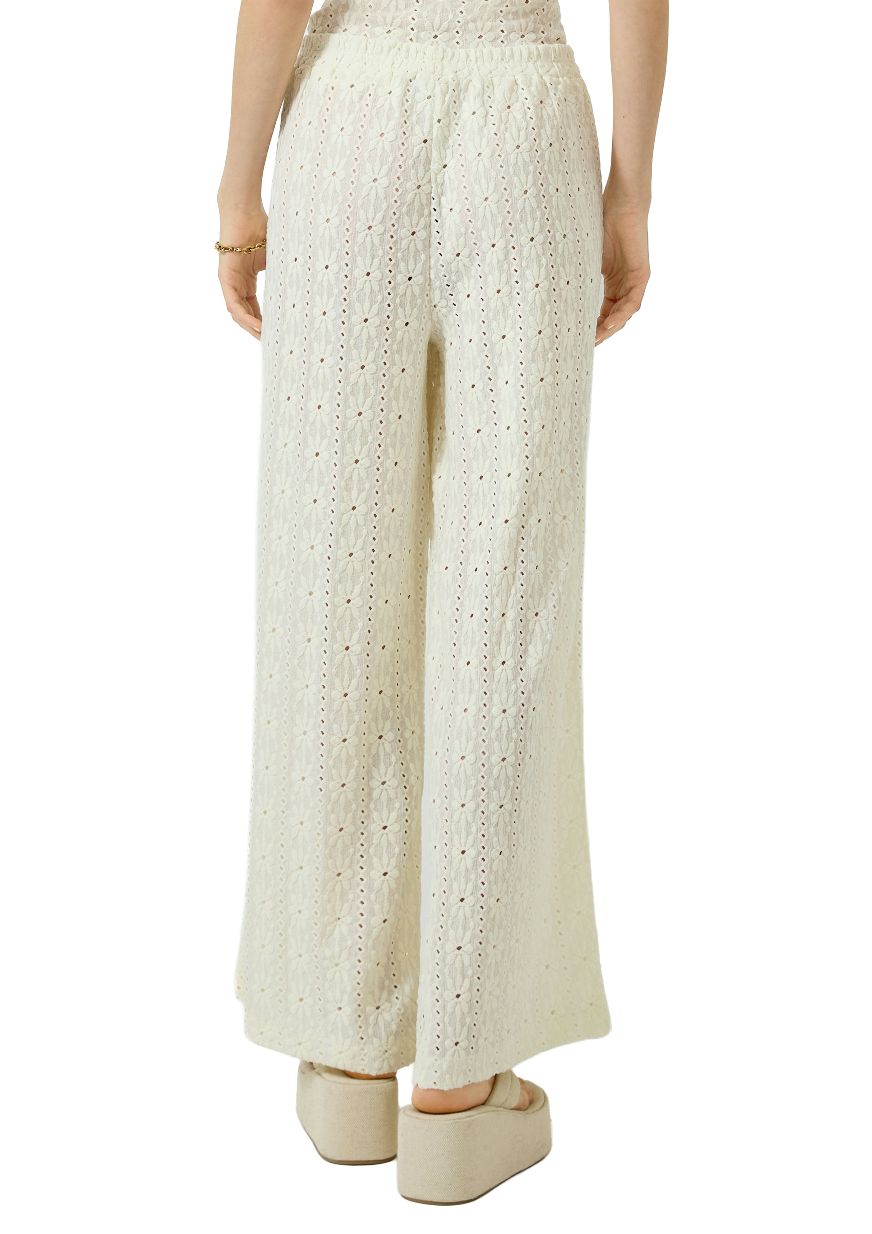 QS by S.Oliver Damen Hosen White