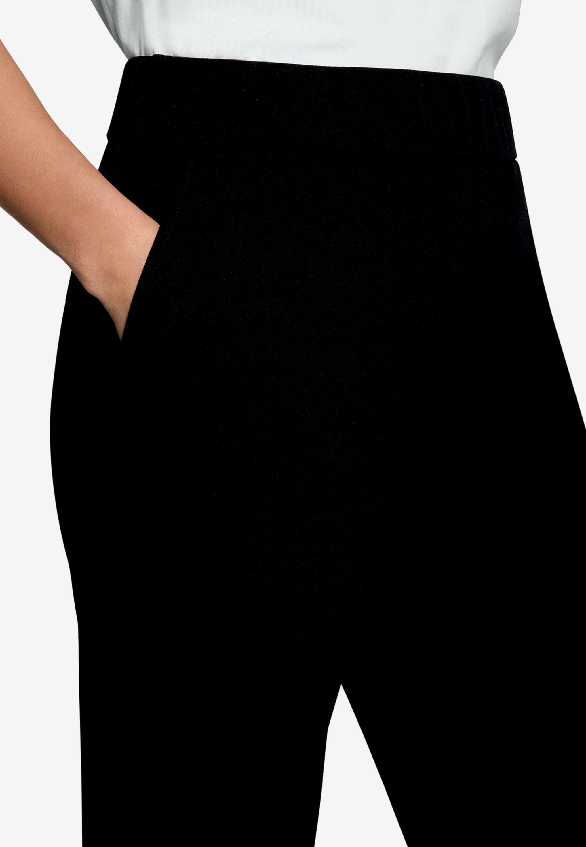 Zero Damen Hosen Black Beauty