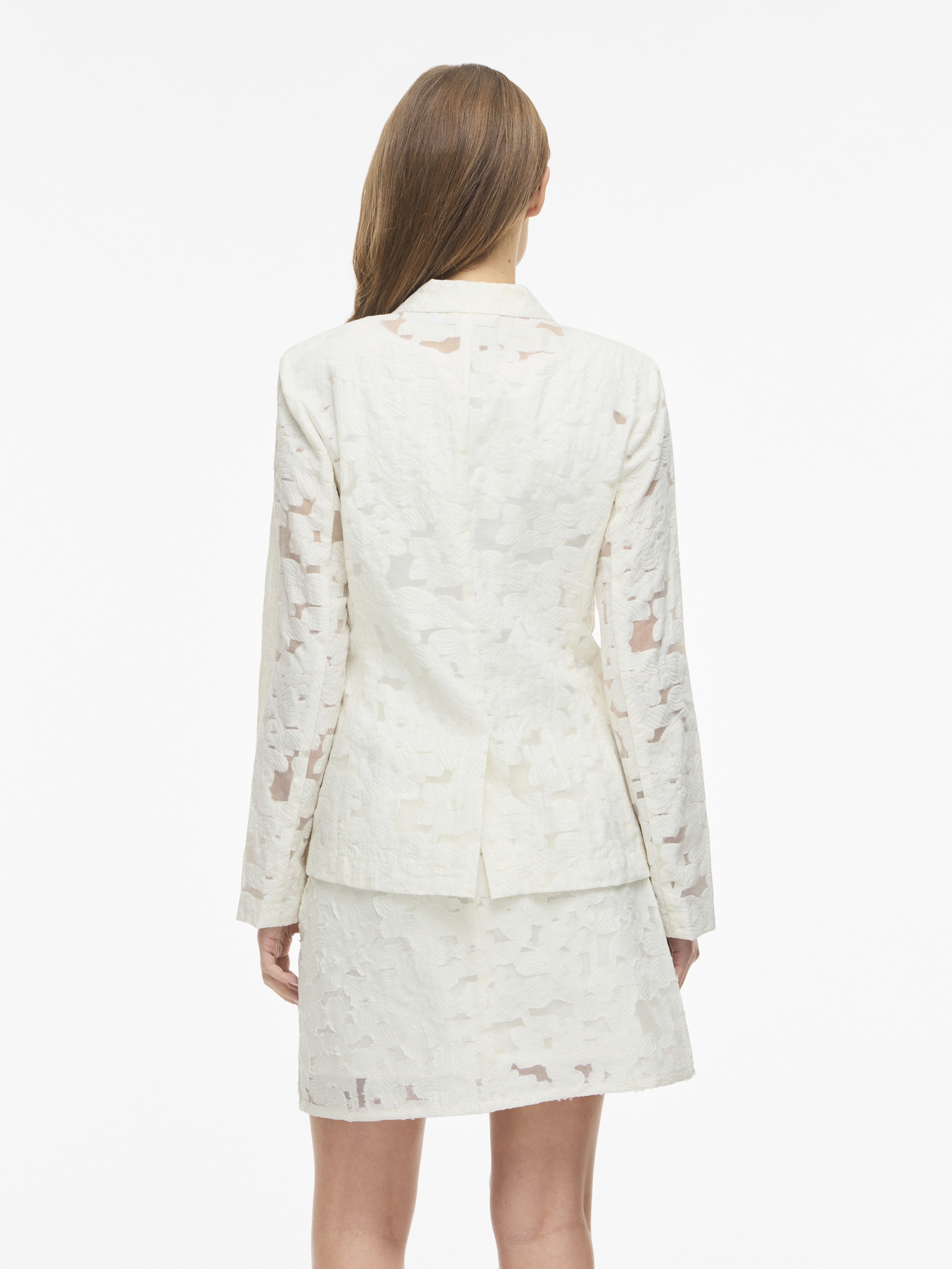 Vila Damen Blazer Snow White