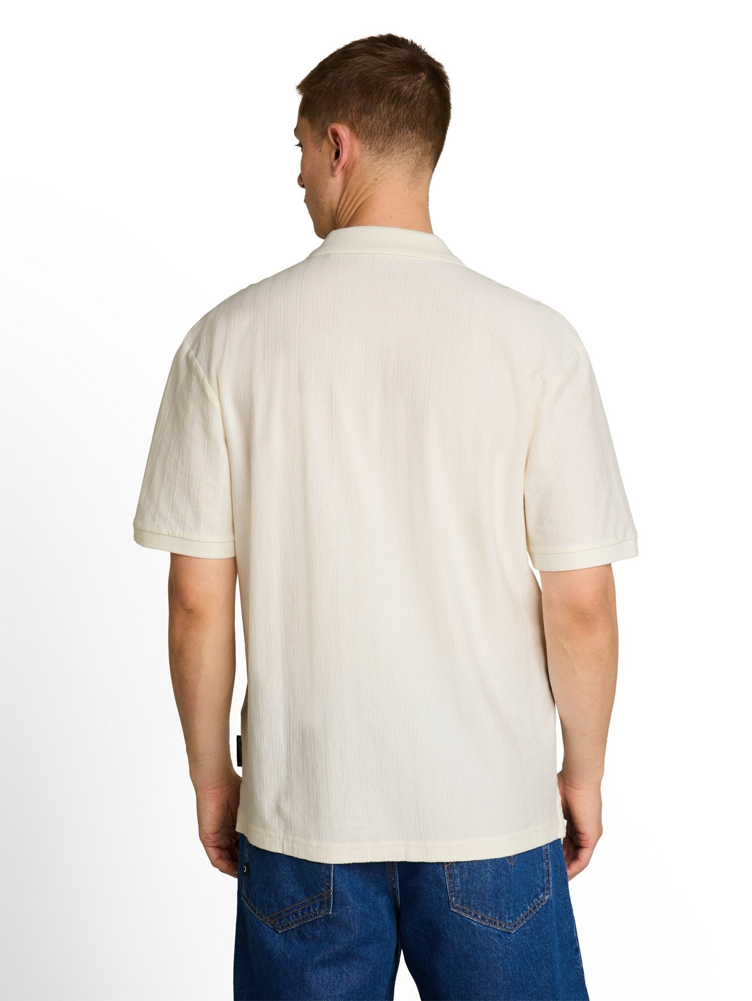 Tom Tailor denim Herren Polo-Shirts Wool White