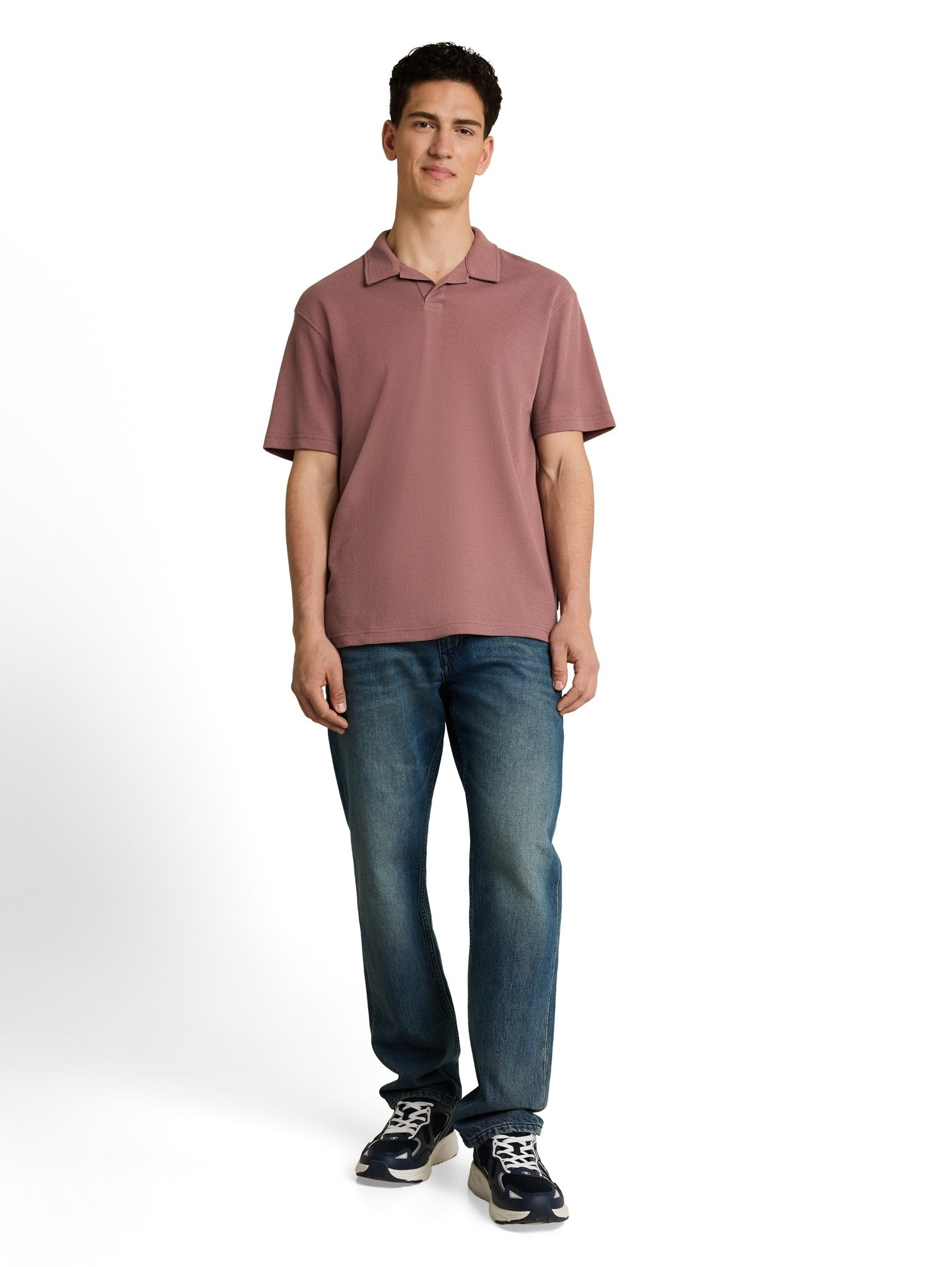 Tom Tailor denim Herren Polo-Shirts Rose Taupe