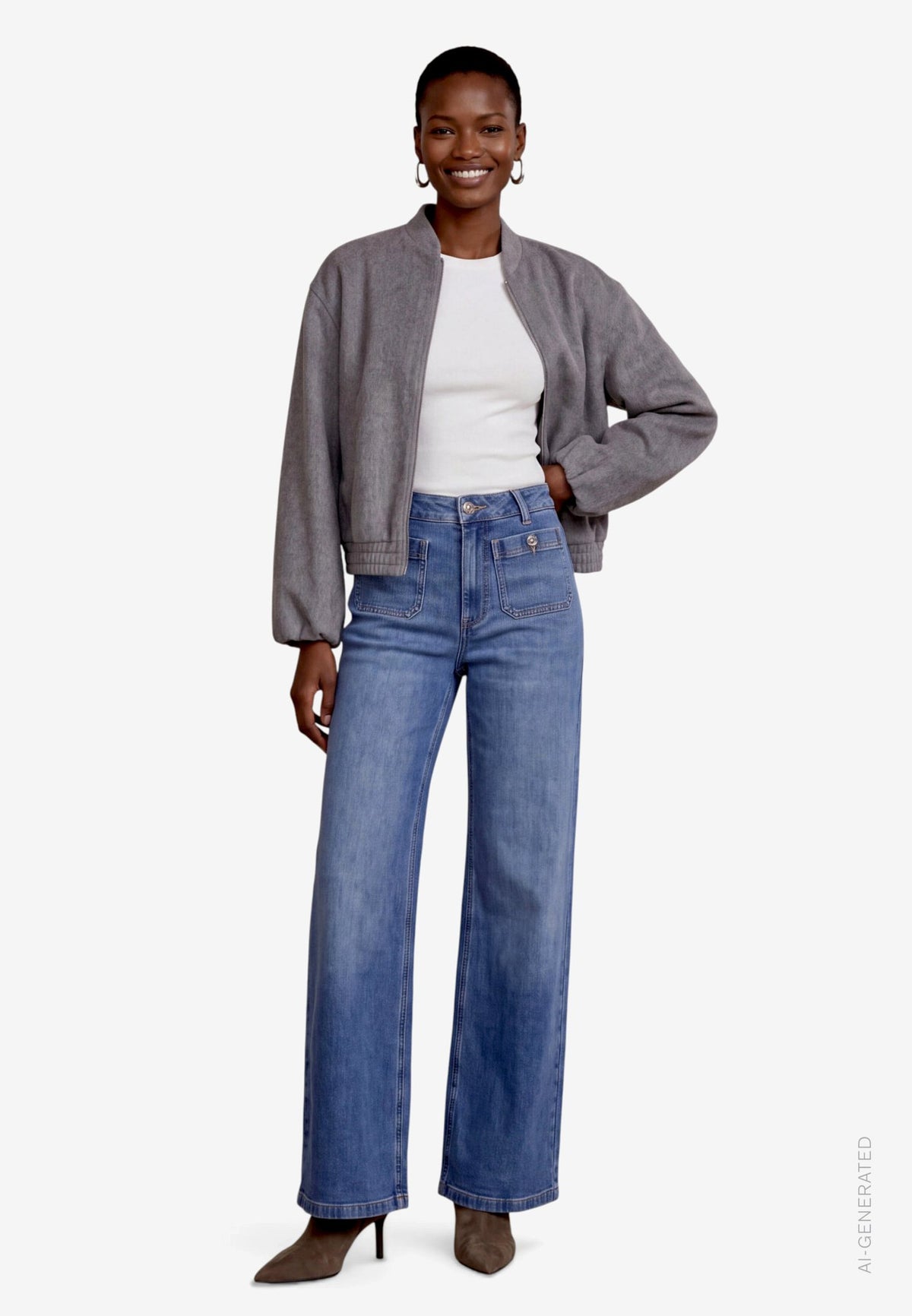 Zero Damen Blazer True Grey Melan