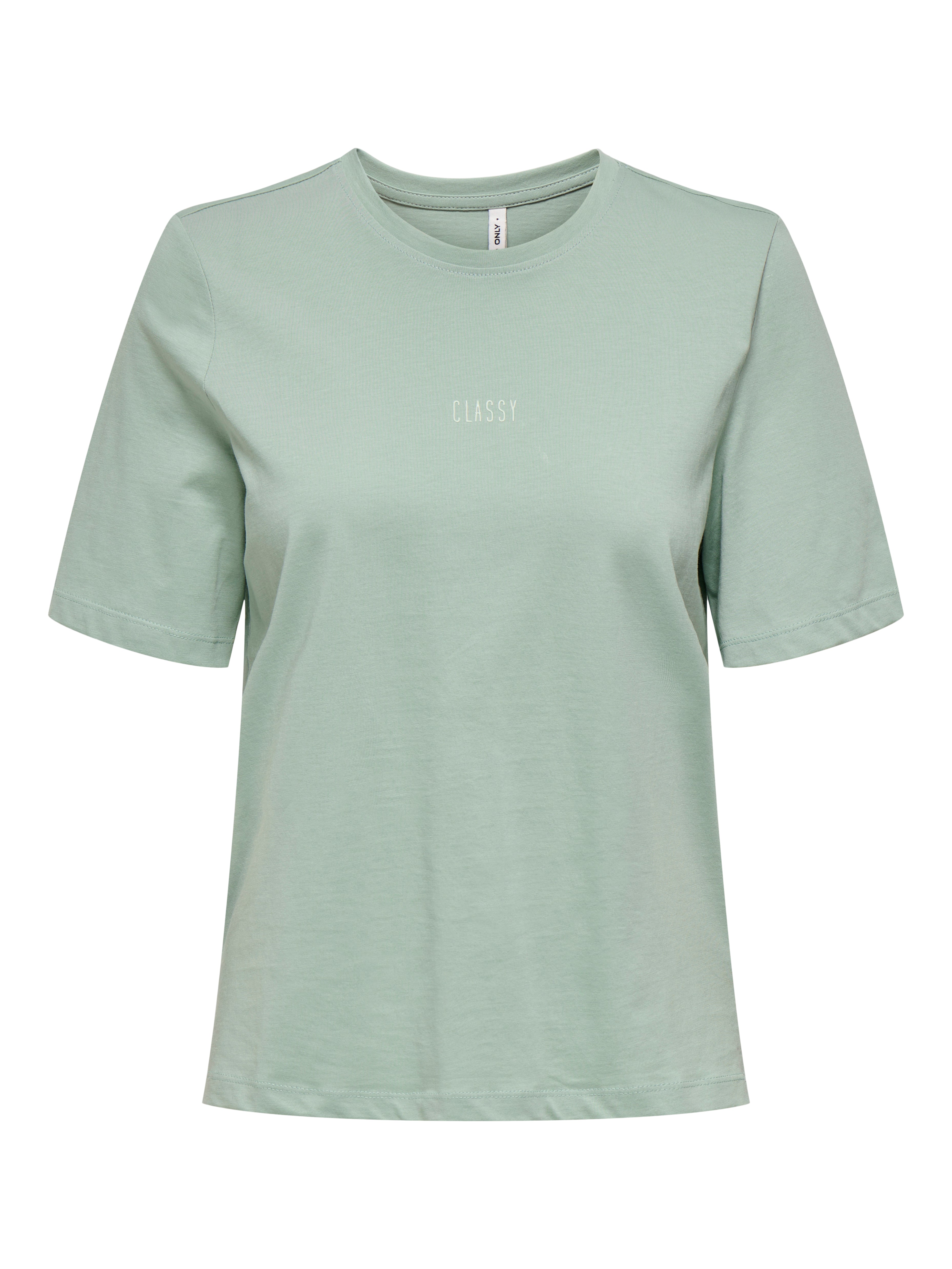 Only Damen T-Shirts Jadeite/Classy