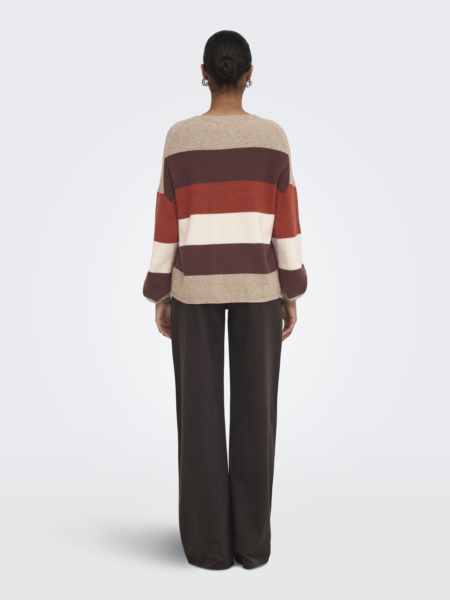 Only Damen Pullover Beige/Mel/Deep