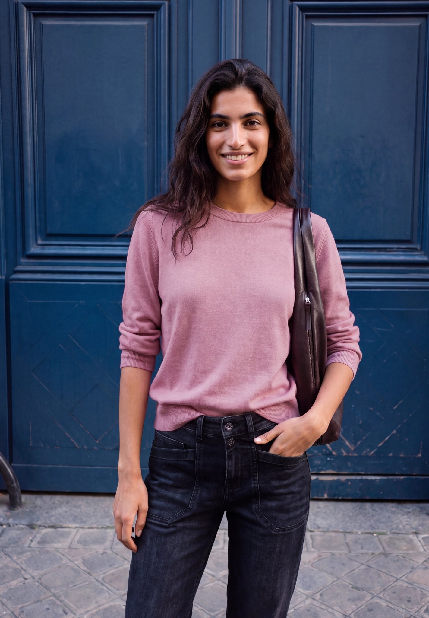 Street One Studio Damen Pullover  Pearly Ro