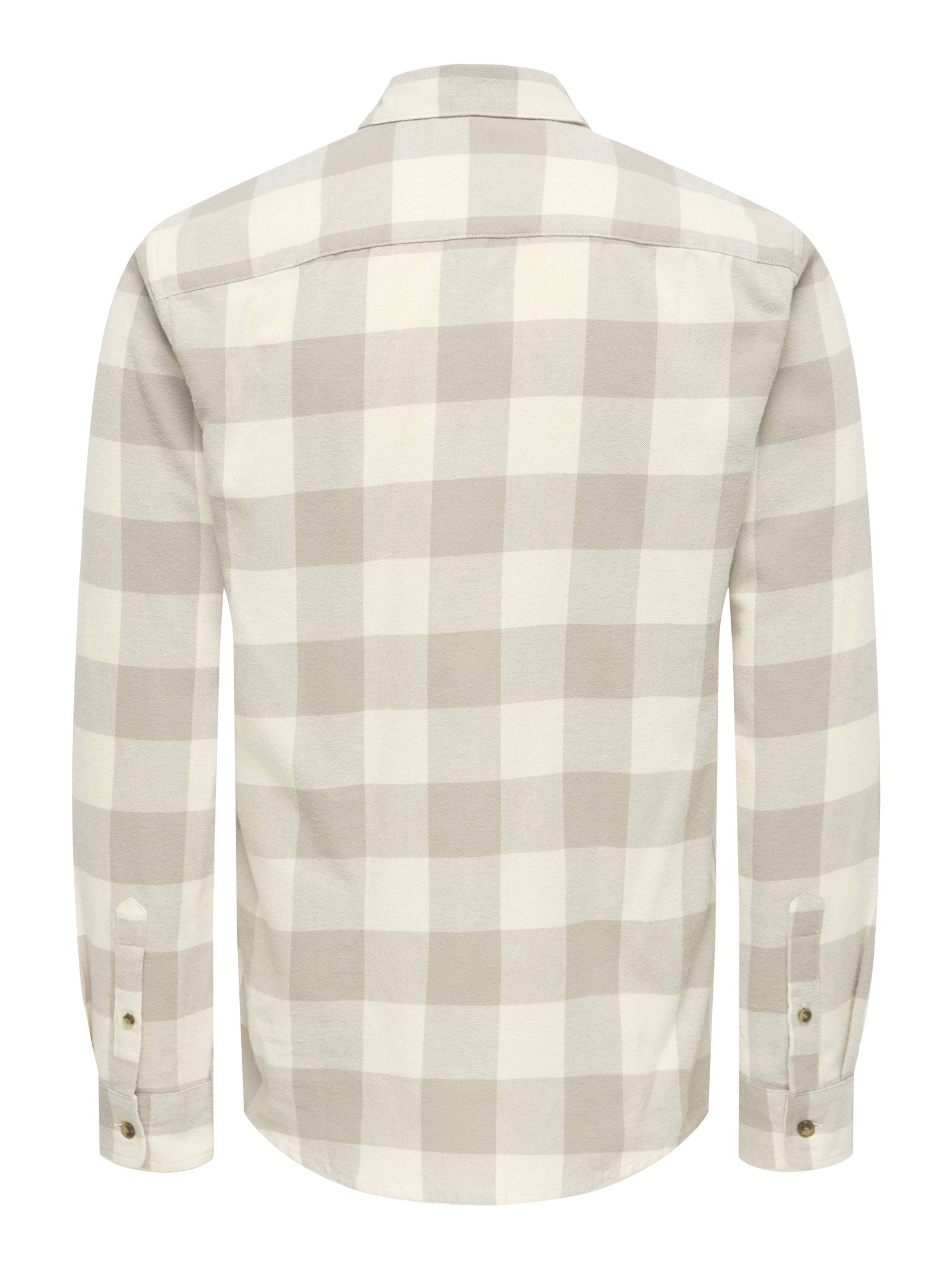 Only & Sons Herren Hemden lang Antique White