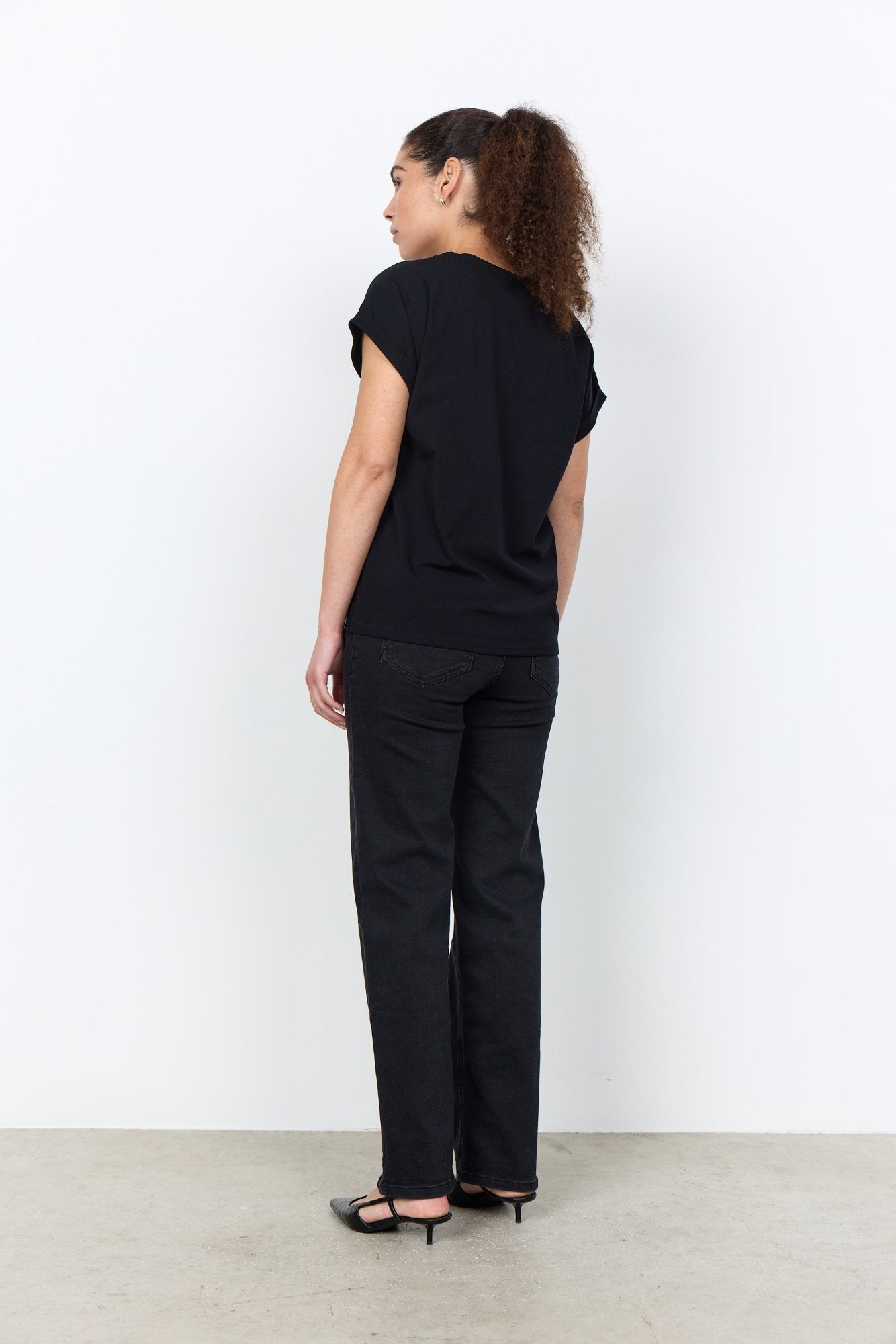 Soya Concept Damen T-Shirts Black