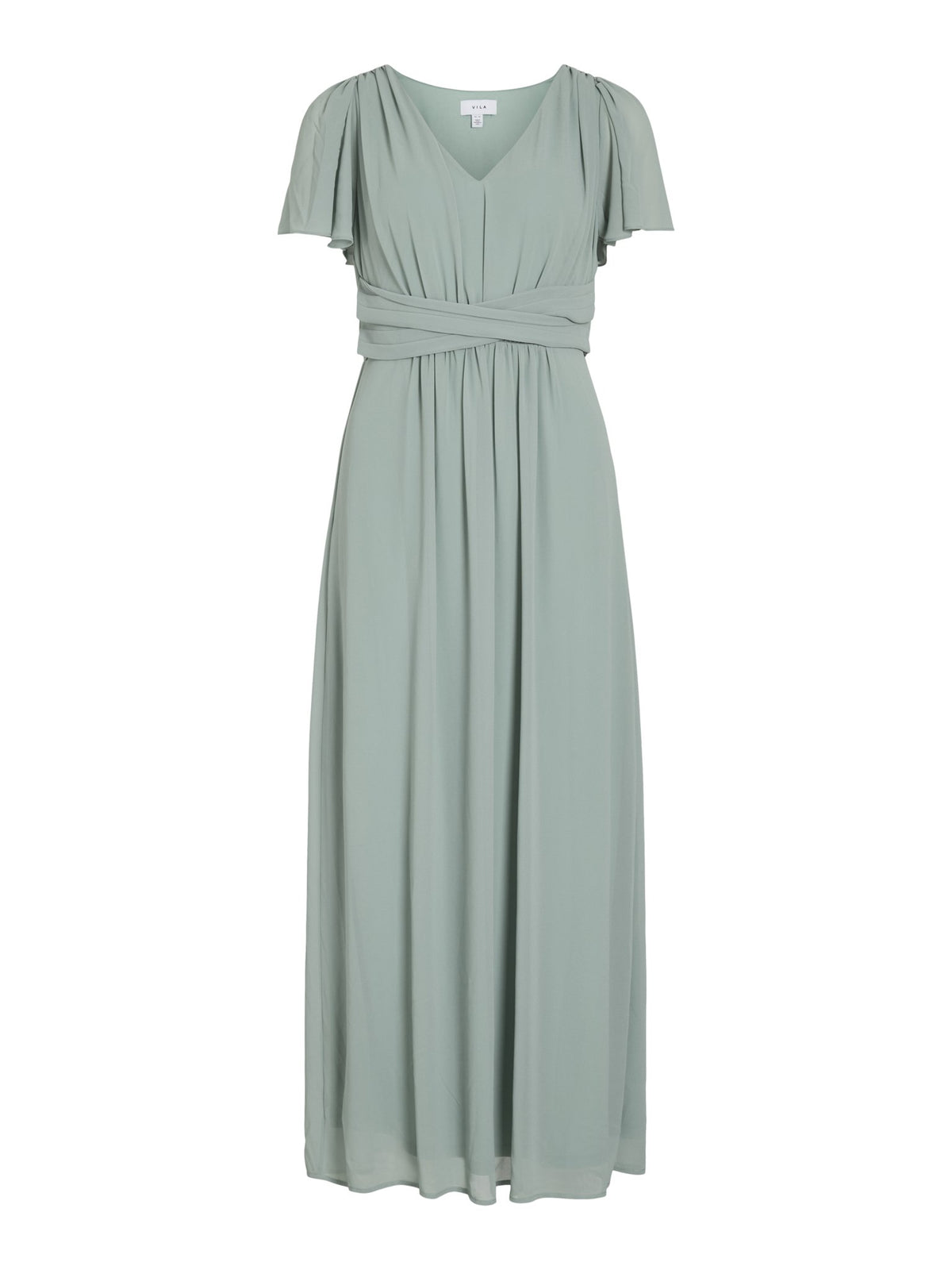 Vila Damen Kleider Smoke Green