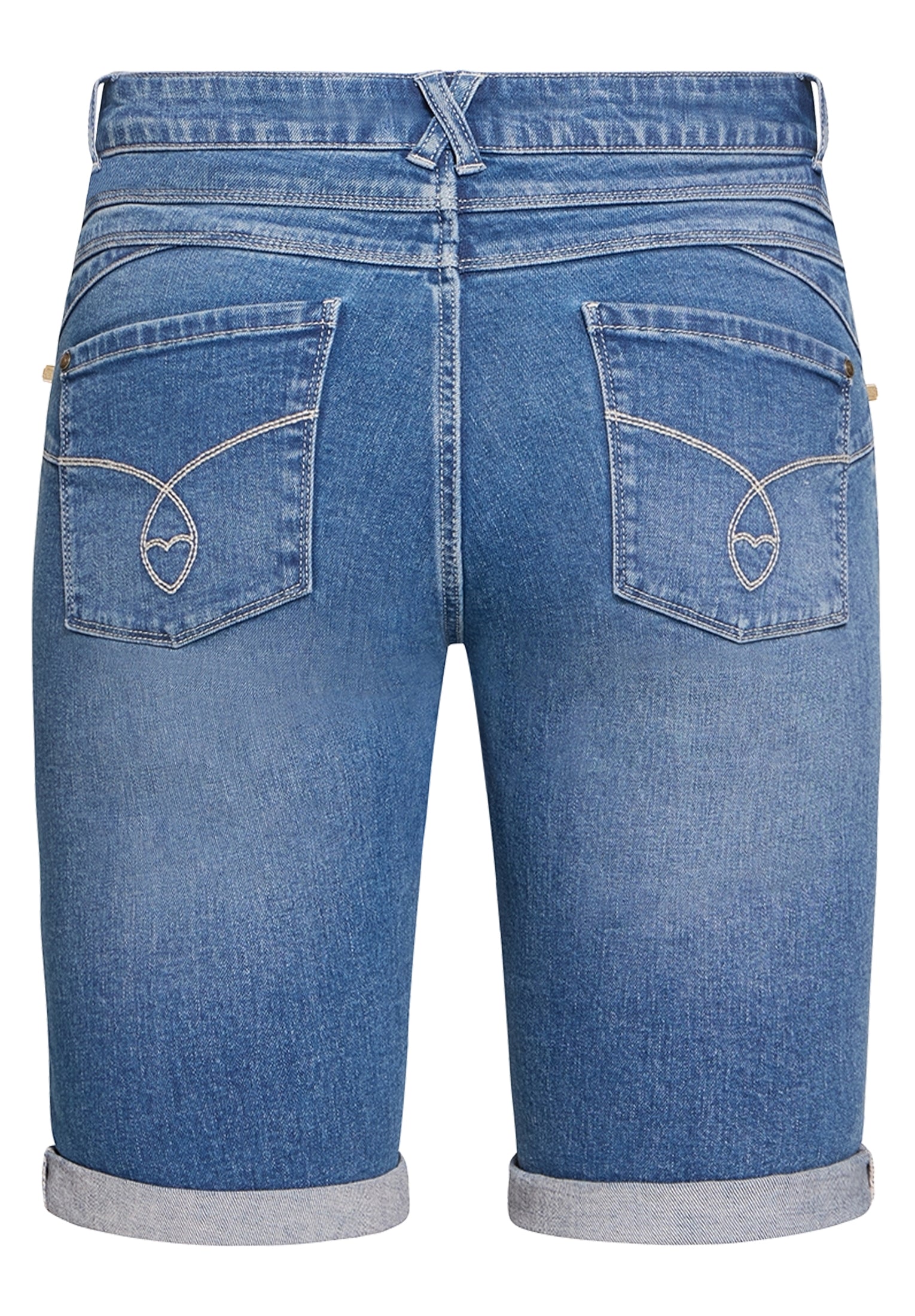 Cartoon Damen Shorts Middle Blue Den