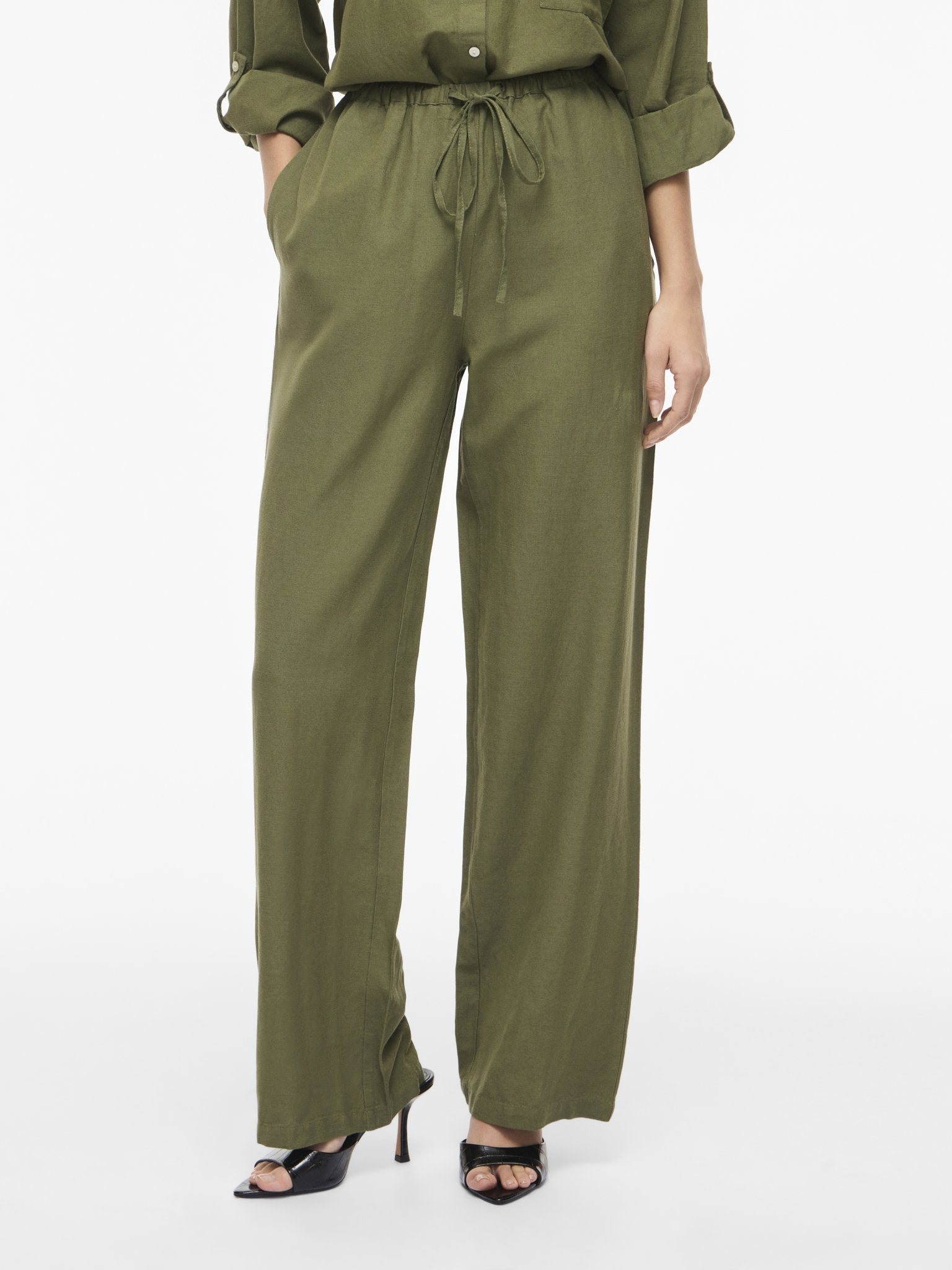 Vila Damen Hosen Olivine