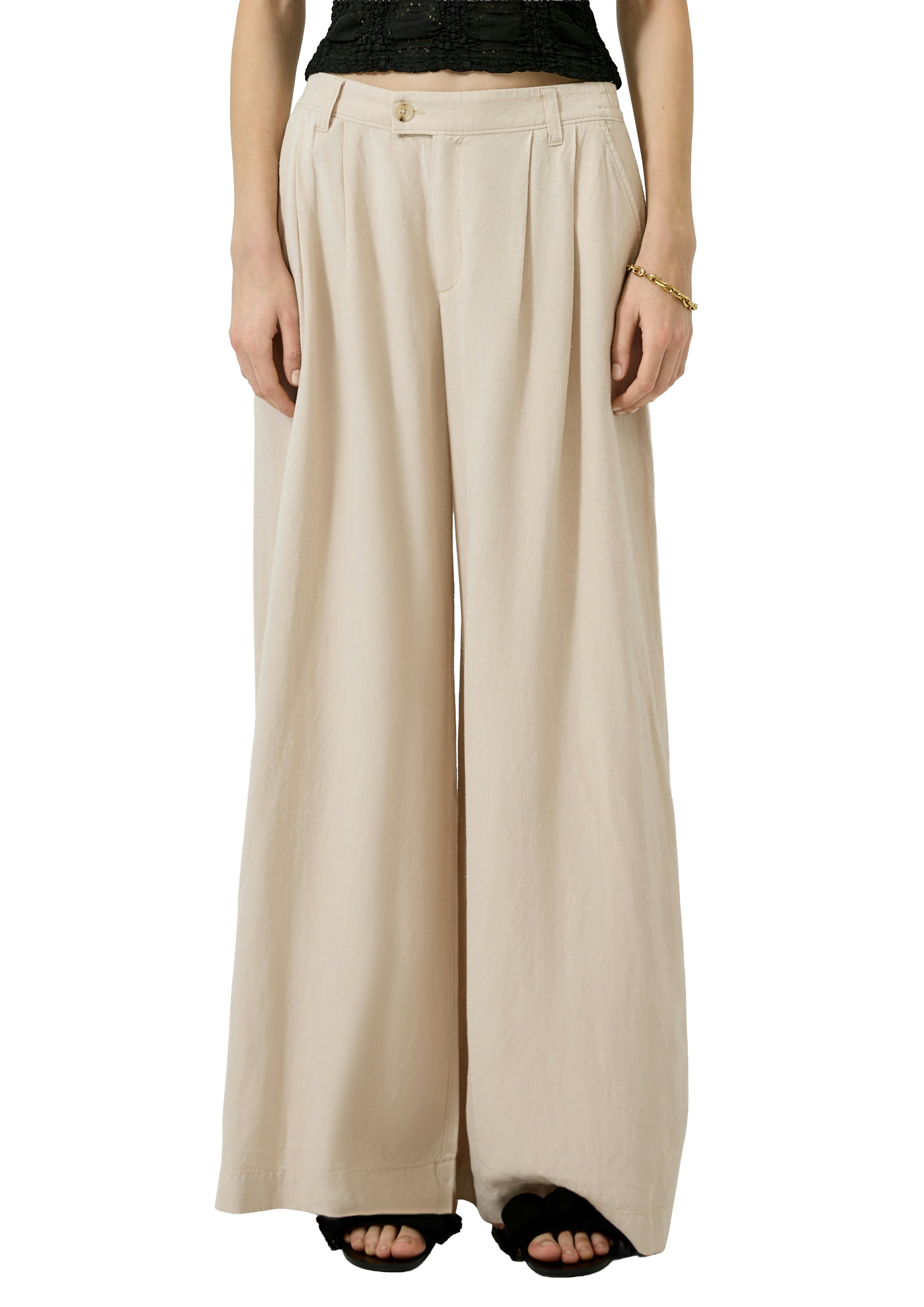 QS by S.Oliver Damen Hosen Grey/Black