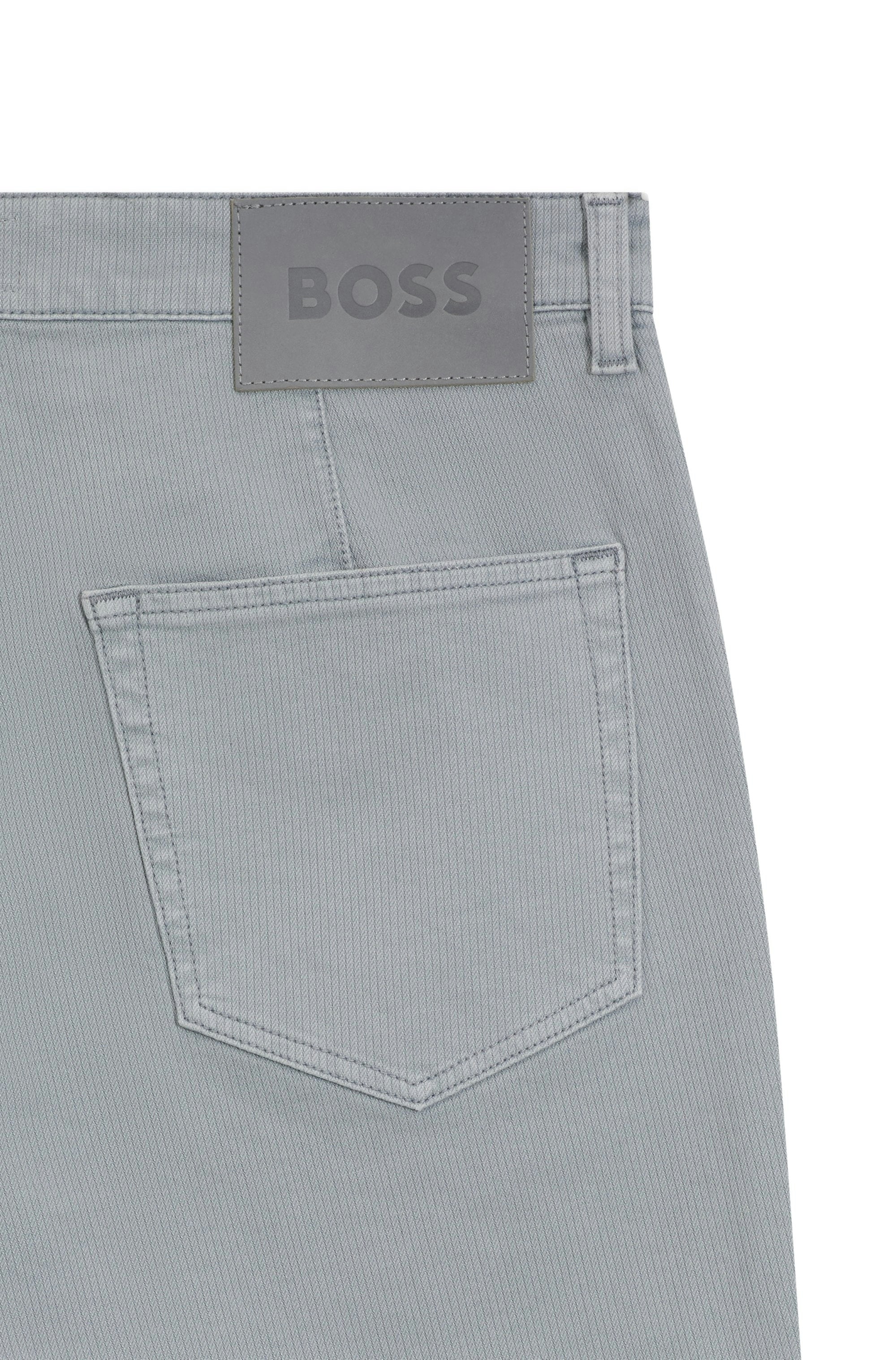 Boss Orange Herren Jeans  Open Grey