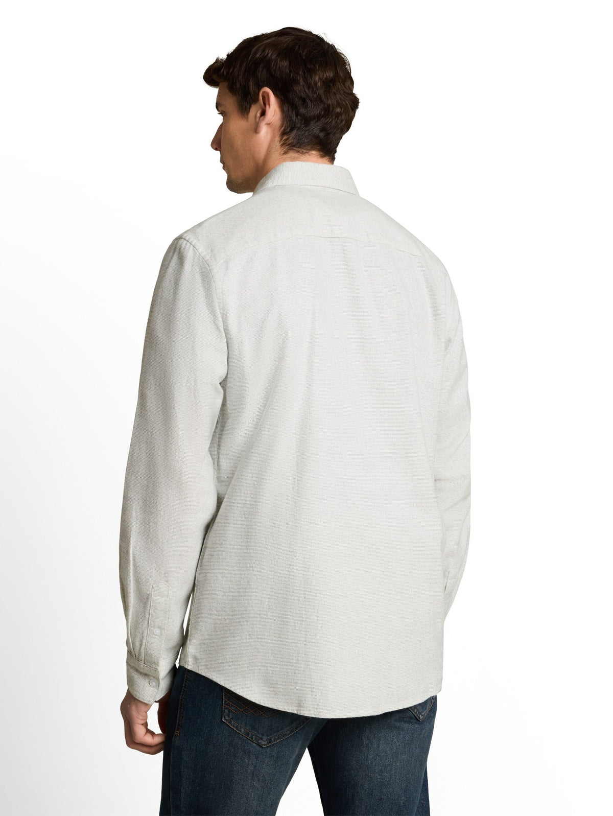 Tom Tailor Herren Hemden lang White Based Gre