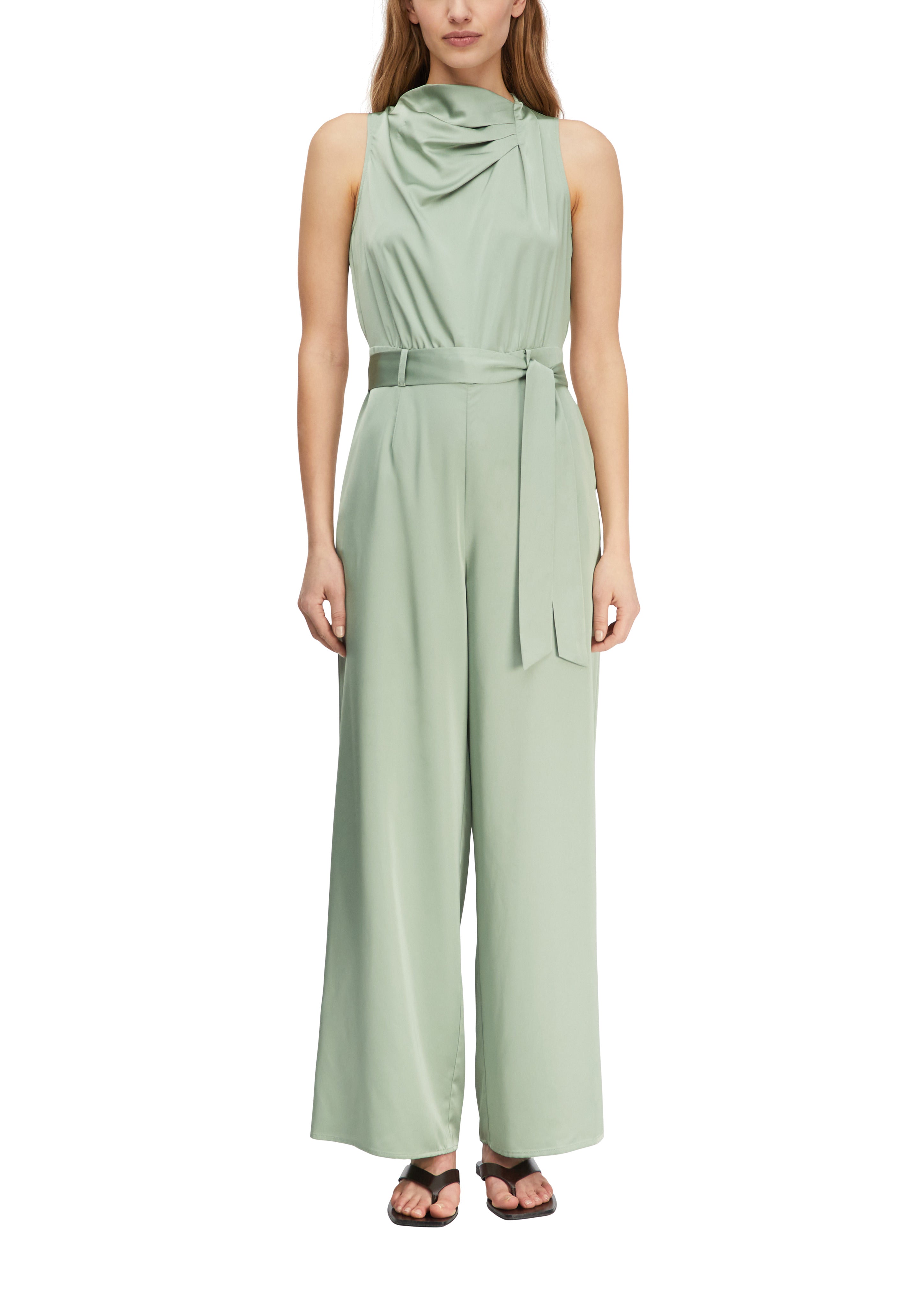Comma Damen Jumpsuits Blue Green