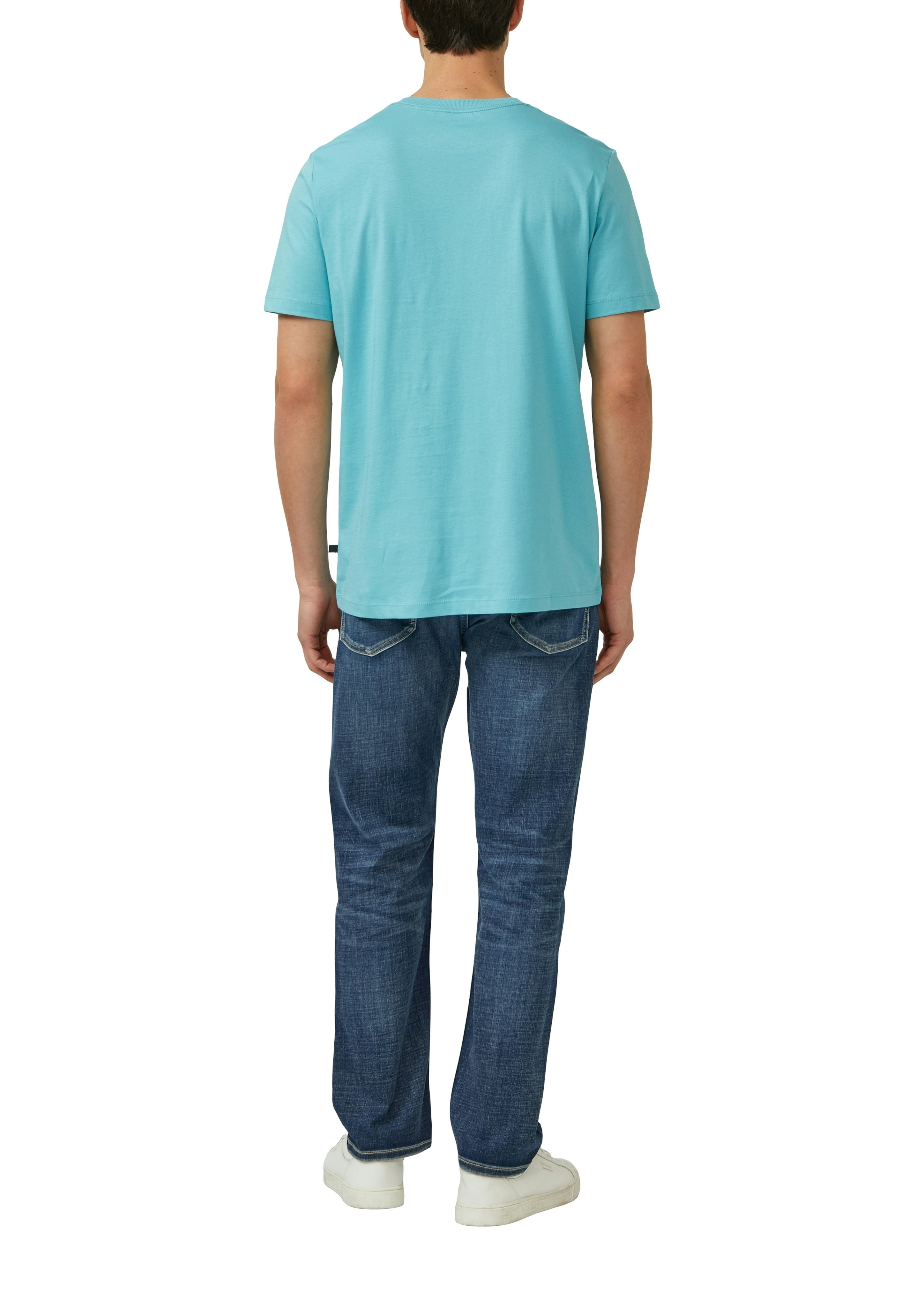 S. Oliver red Herren T-Shirts kurz Blue Green