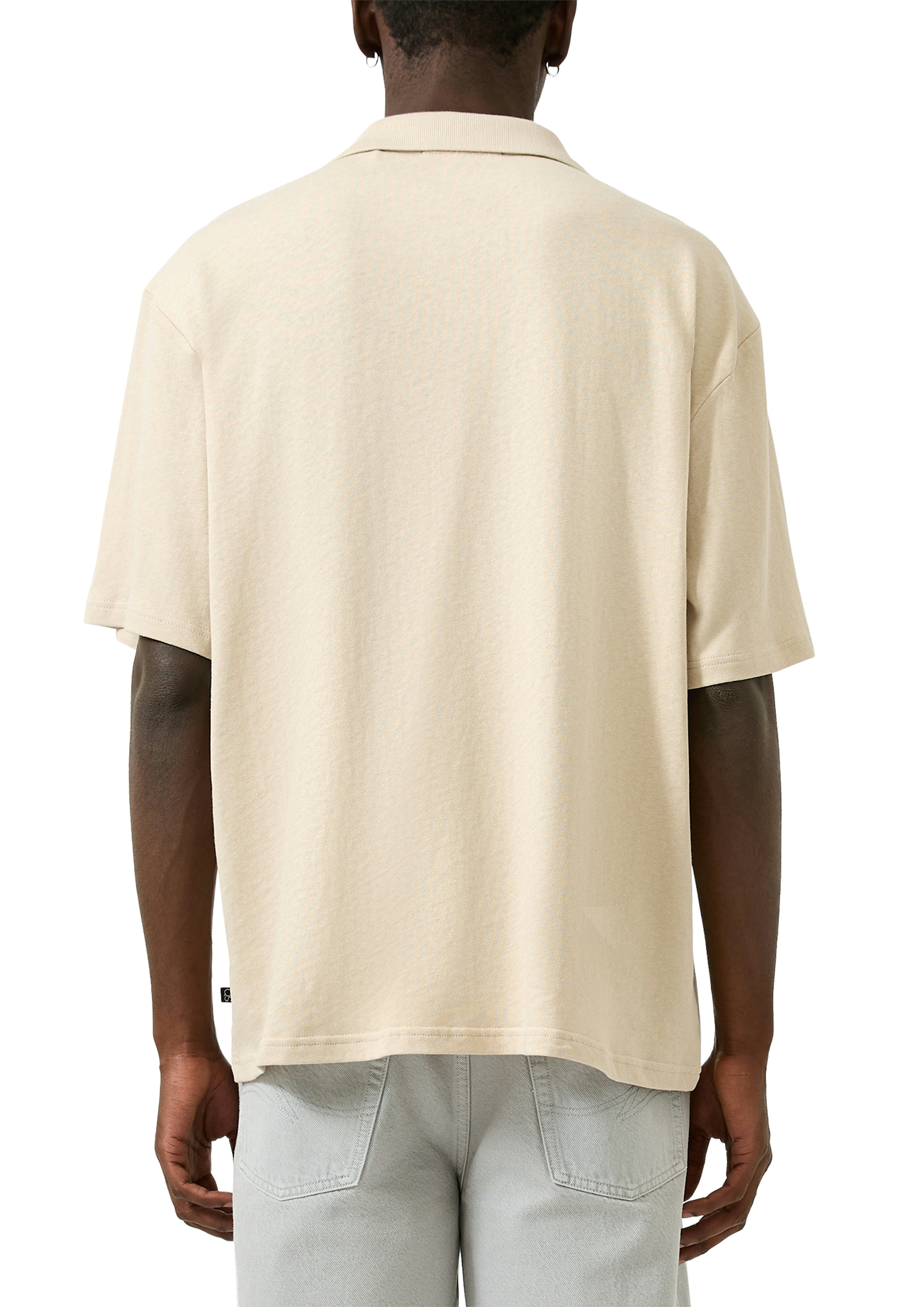 QS by S.Oliver Herren Polo-Shirts Grey/Black