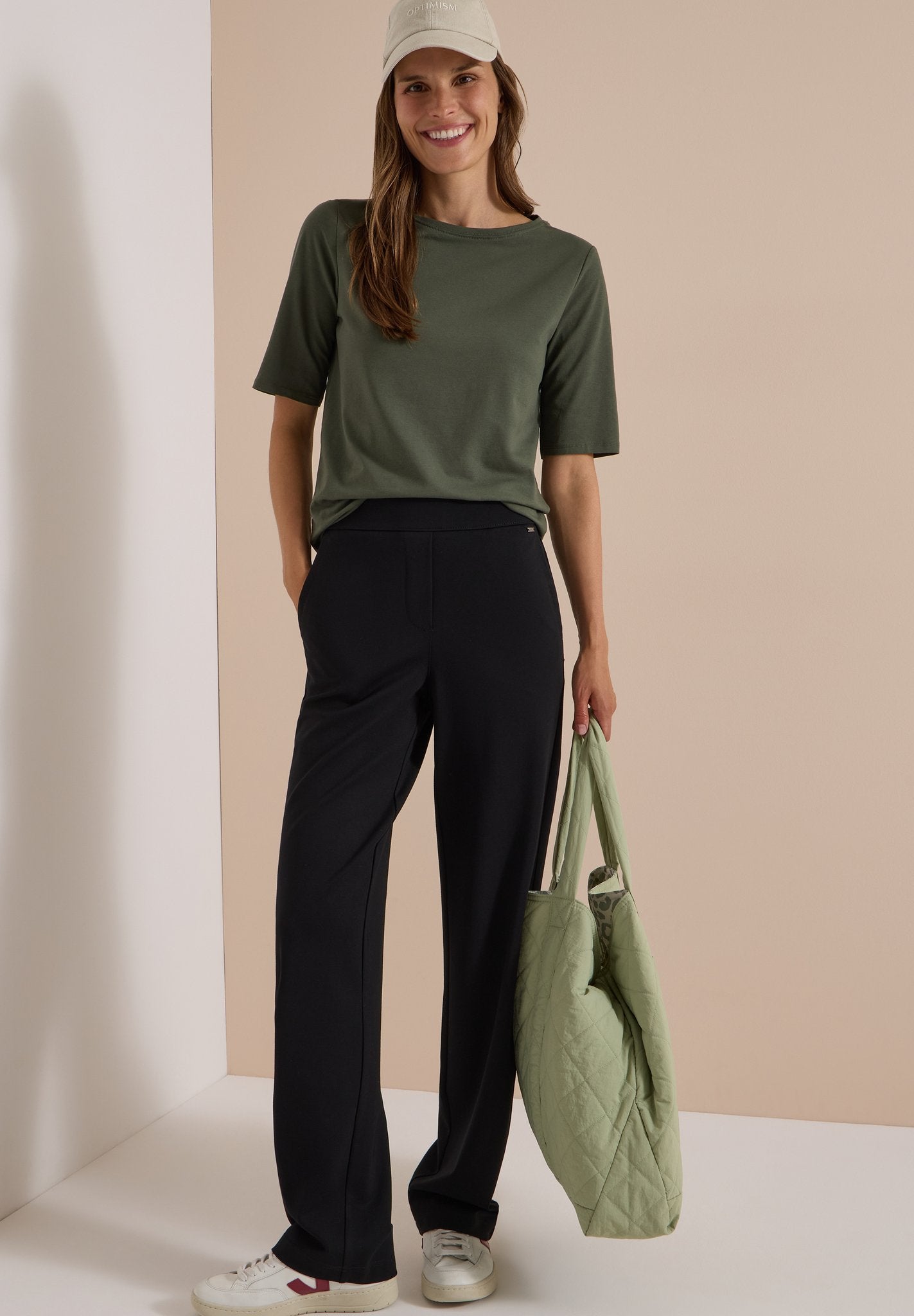 Cecil Damen Hosen  Black