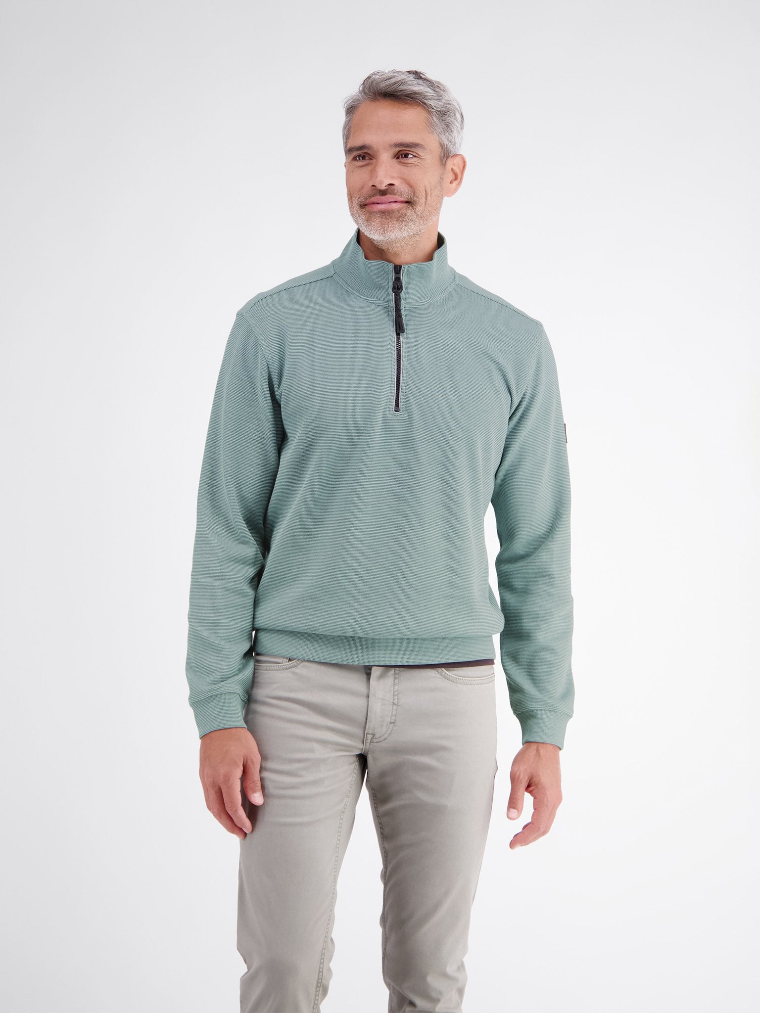 Lerros Herren Polo-Shirts Misty Blue