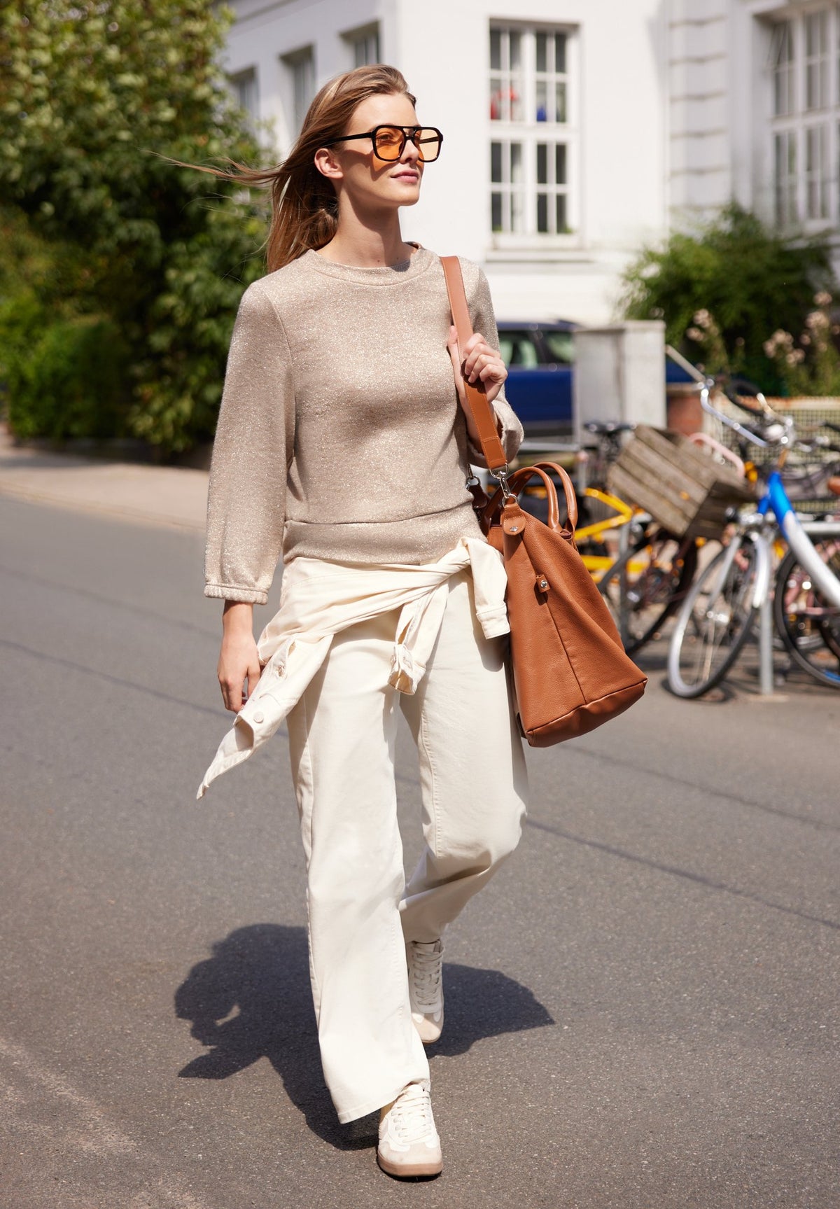 Street One Studio Damen T-Shirts  Biscuit S
