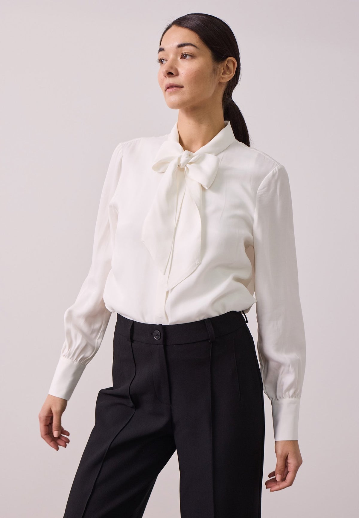 More & More Damen Blusen Off White