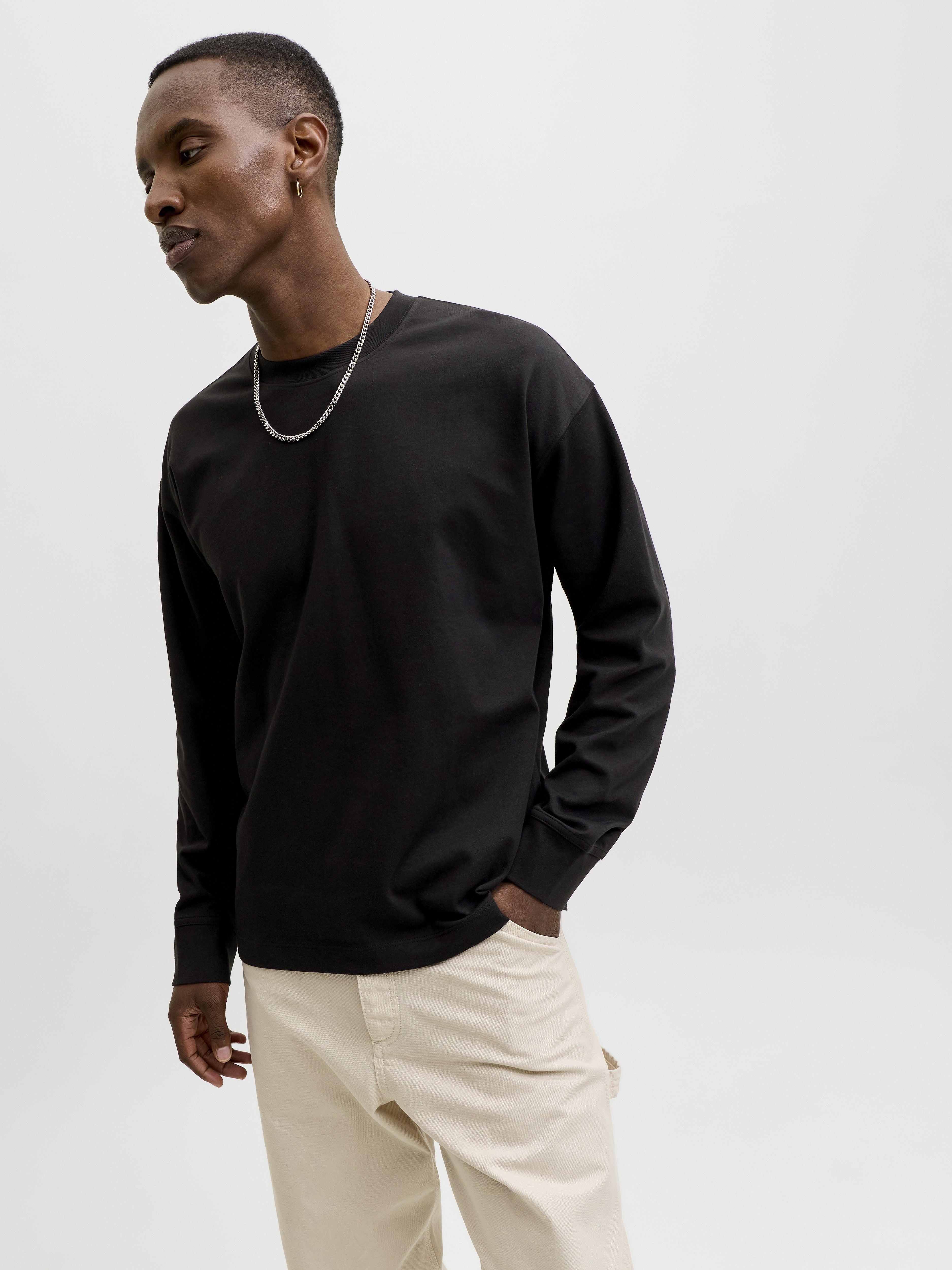 Jack & Jones Herren T-Shirts kurz Black