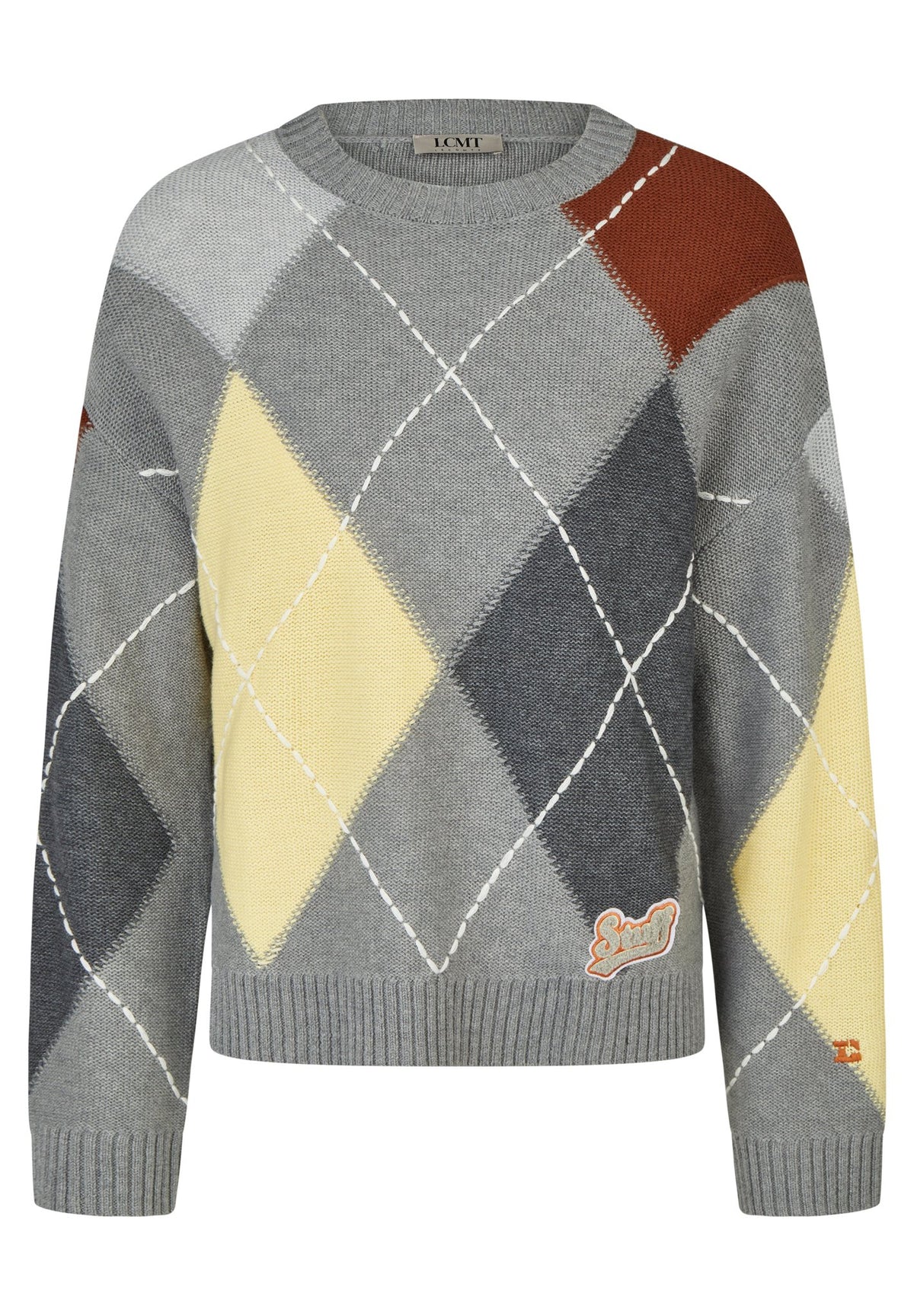 Le Comte Damen Pullover Hellgrau Mel