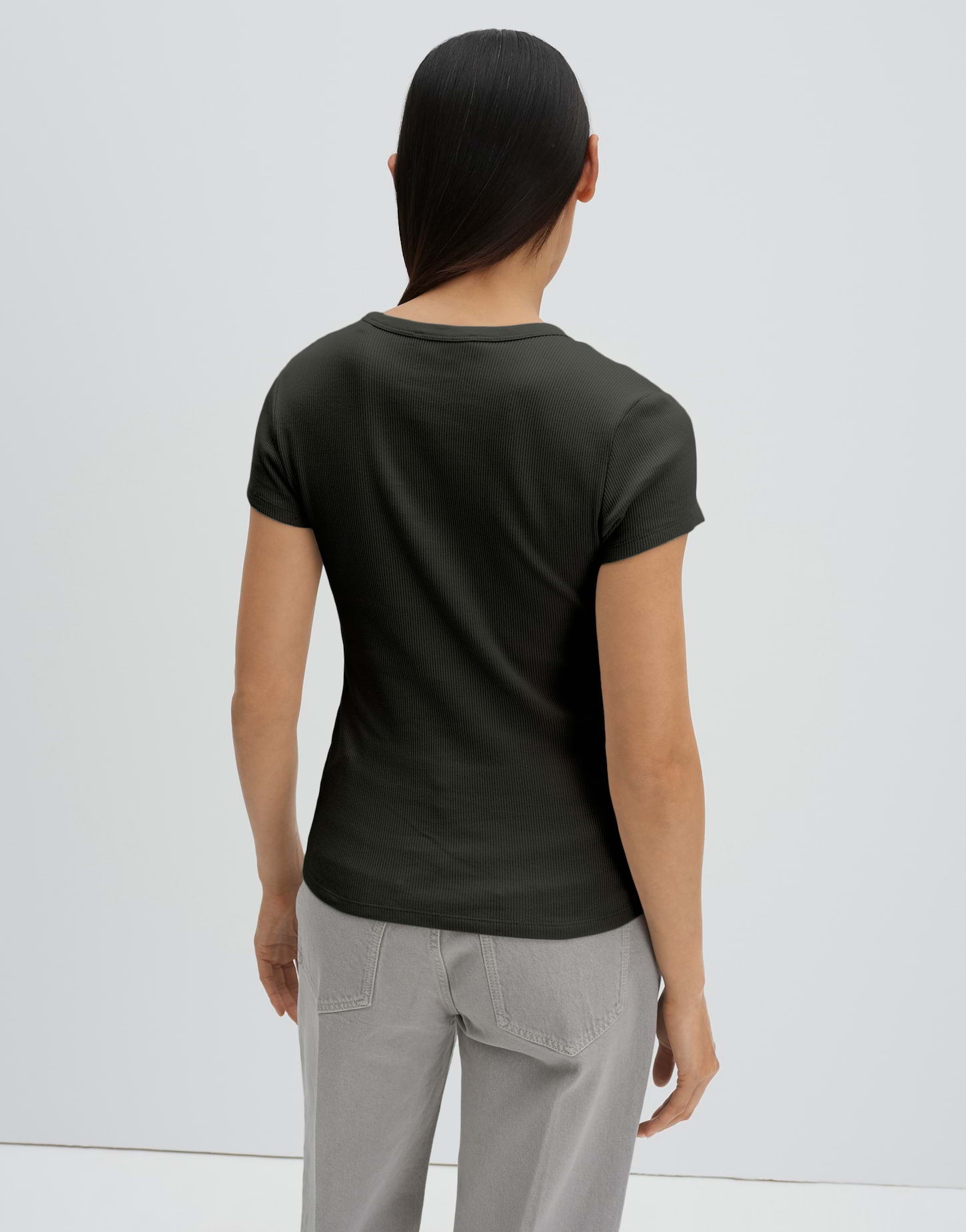 Someday Damen T-Shirts Midnight Olive