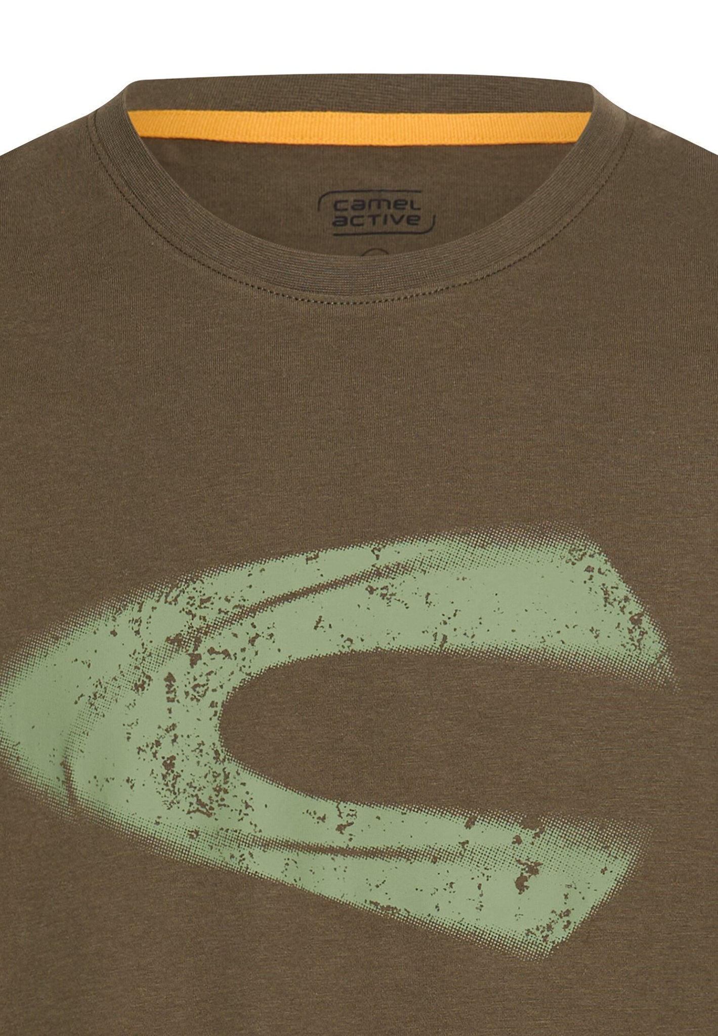 Camel active Herren T-Shirts kurz  Dark Olive G