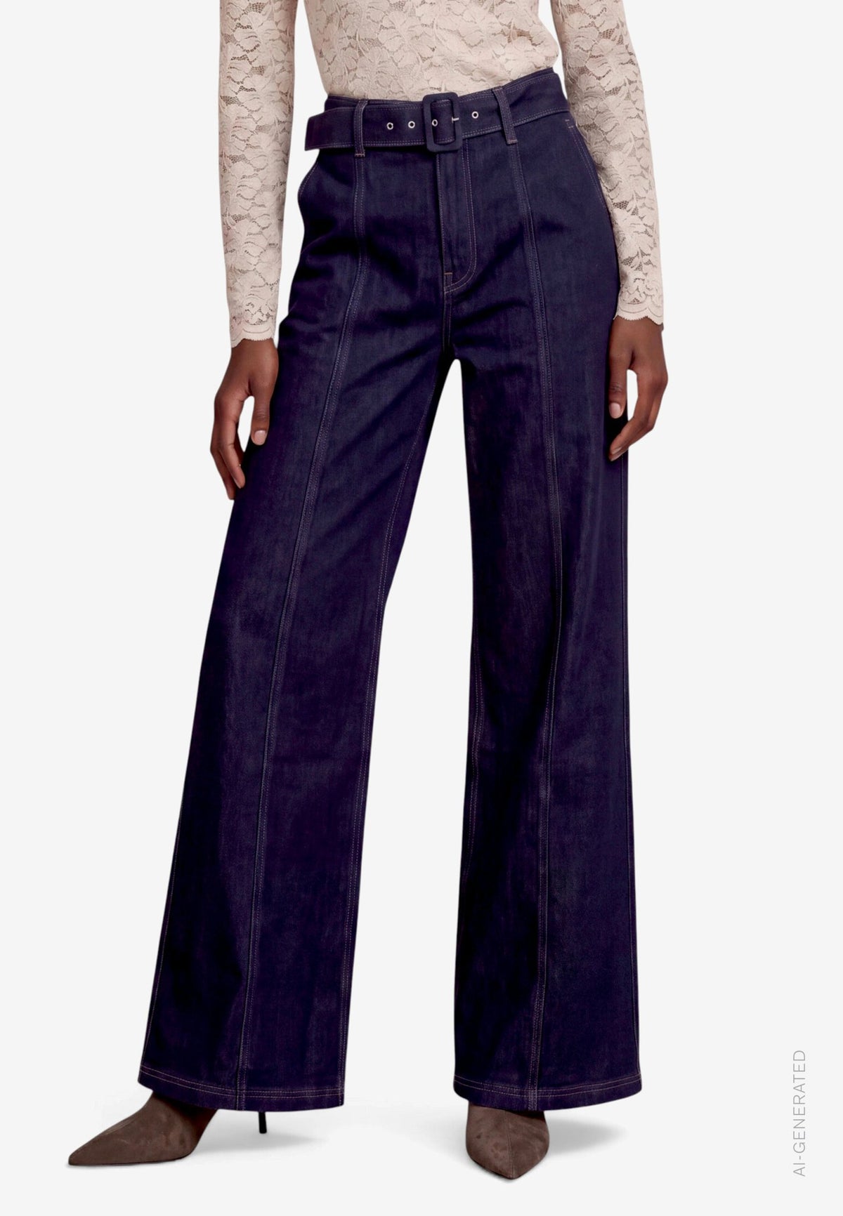 Zero Damen Jeans Rinse Wash Deni