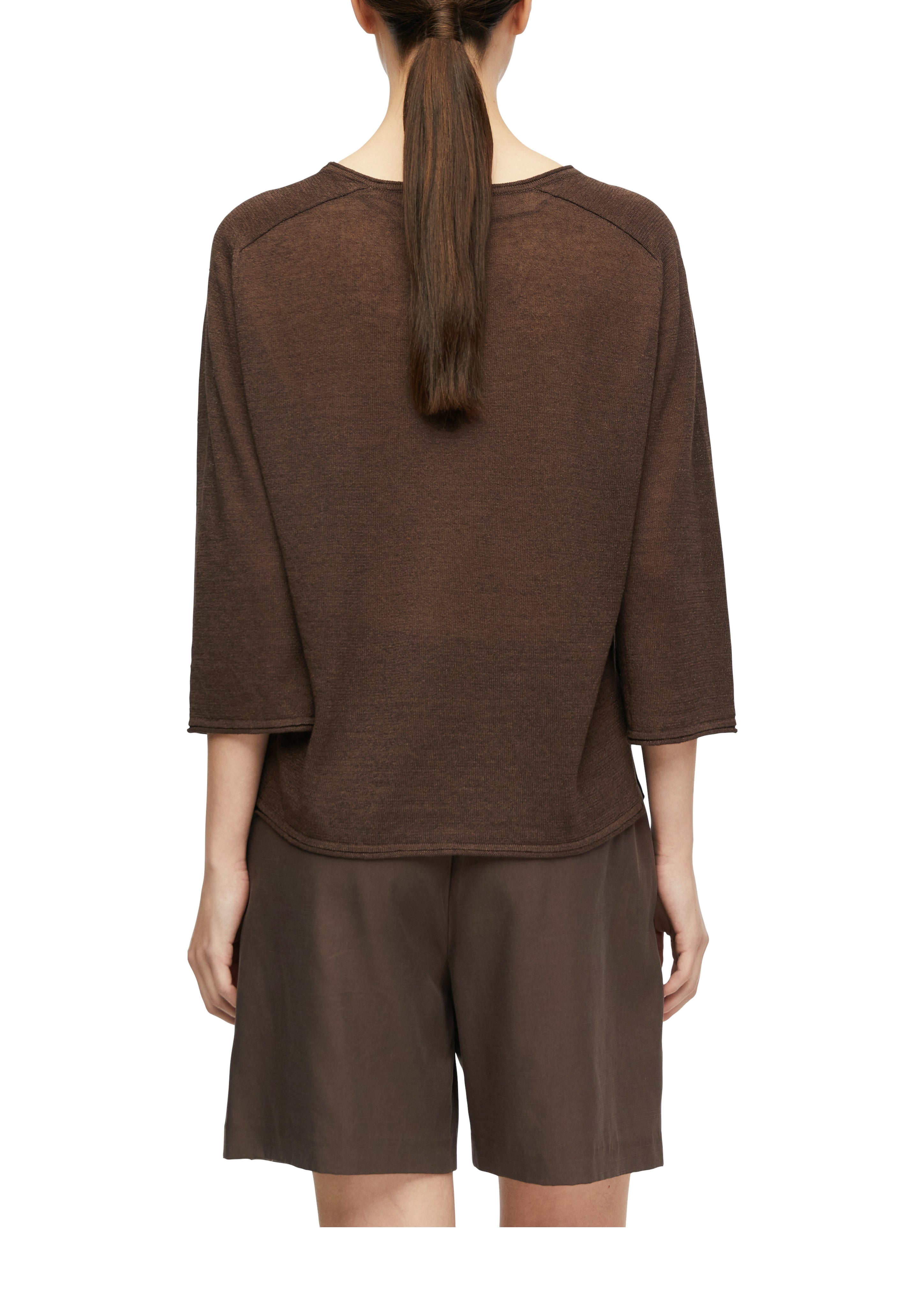 Comma Damen Pullover Brown