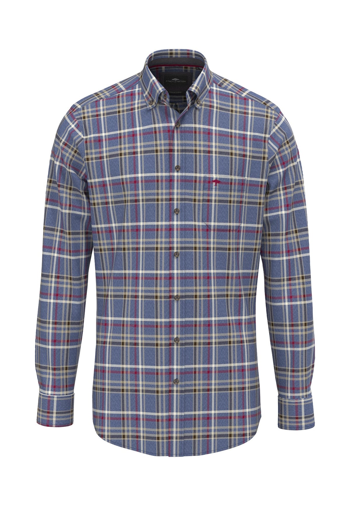Fynch-Hatton Herren Hemden Ink Blue