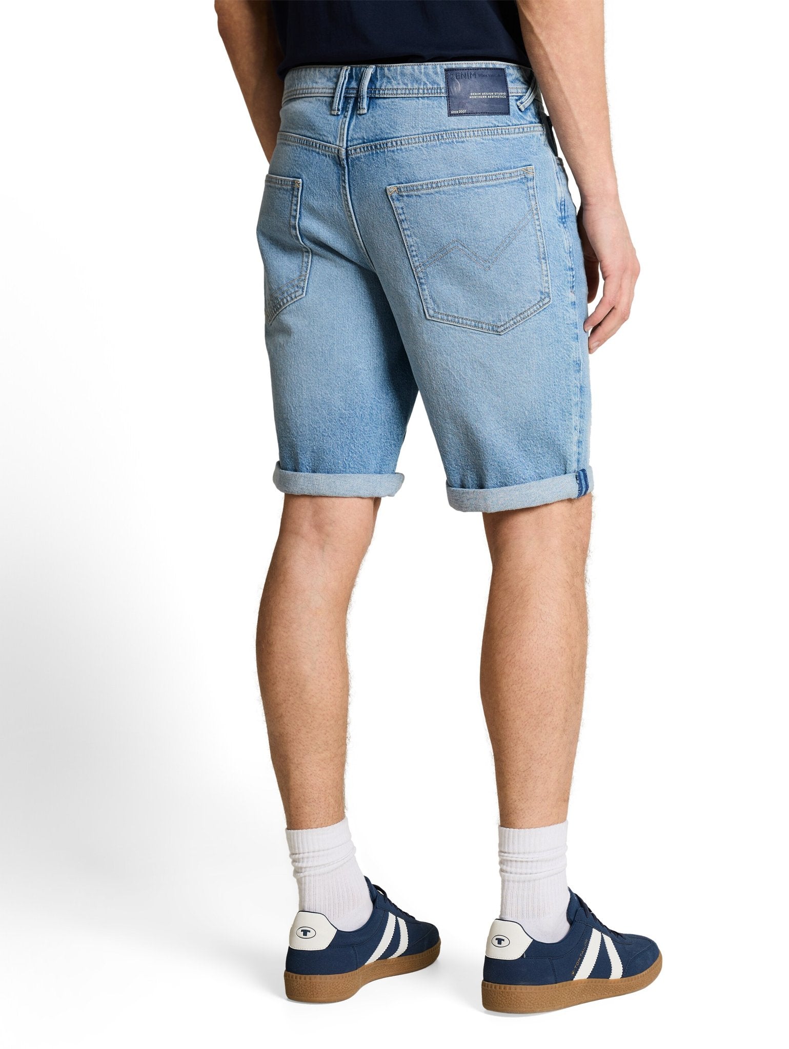 Tom Tailor denim Herren Shorts Used Light Ston