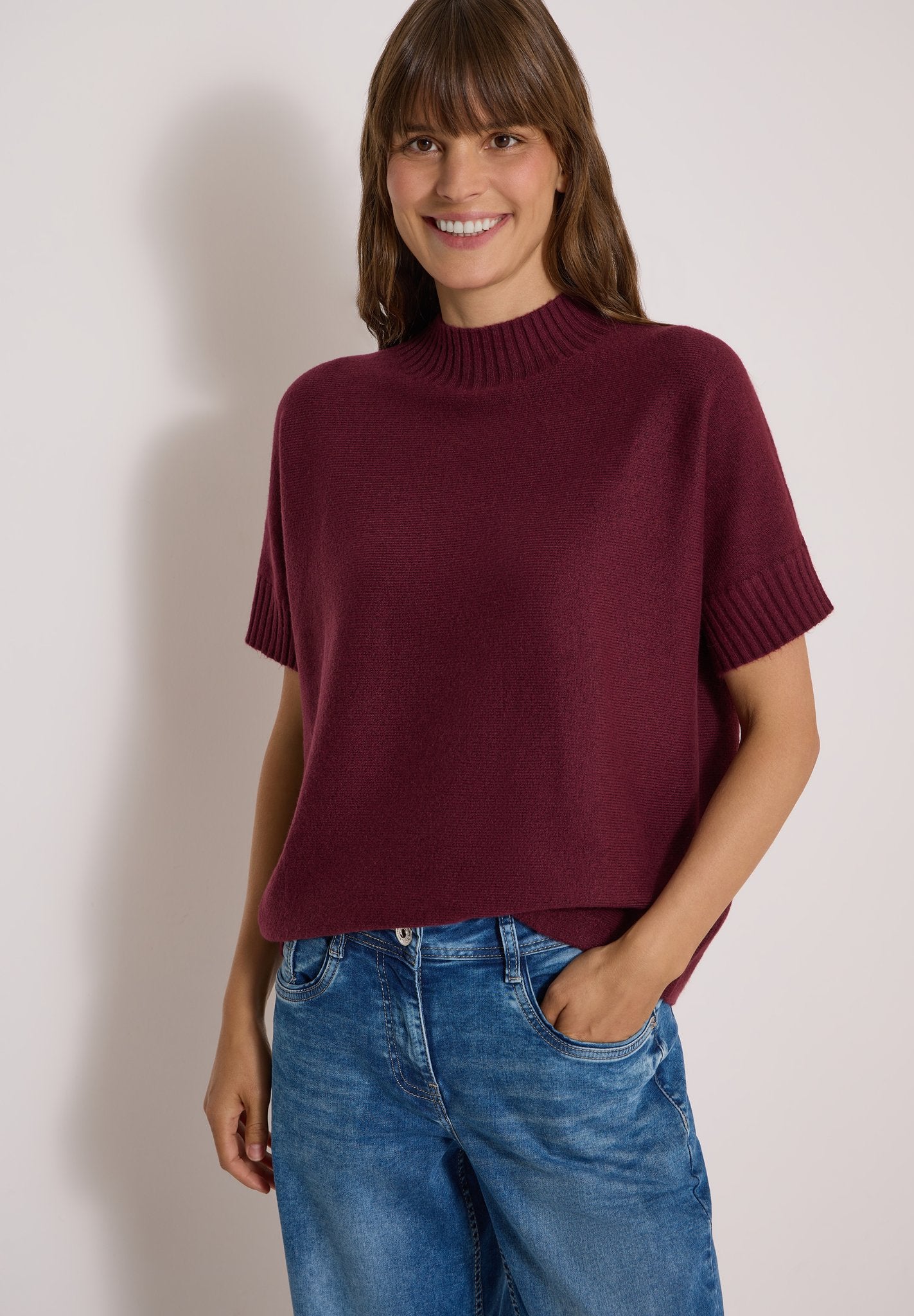 Cecil Damen Pullover Red Wine